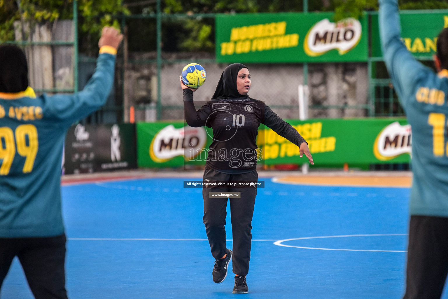 Day 10 of Milo 6th Inter Office Handball Tournament 2022 - Photos by Nausham Waheed