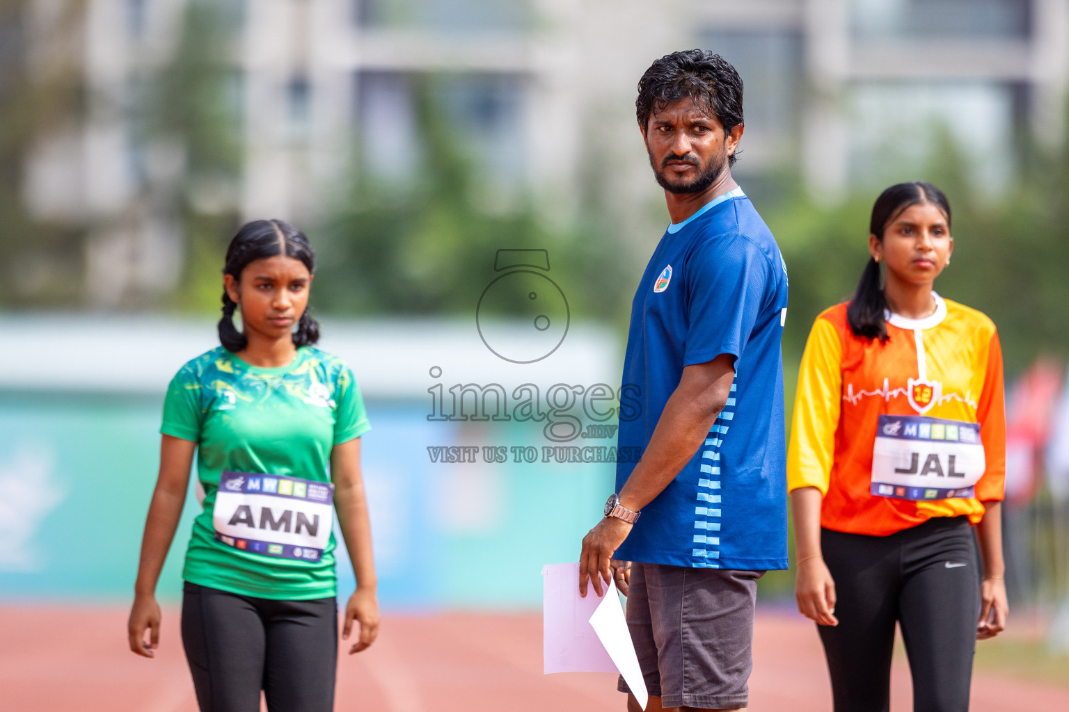 Day 5 of MWSC Interschool Athletics Championships 2024 held in Hulhumale Running Track, Hulhumale, Maldives on Wednesday, 13th November 2024. Photos by: Raif Yoosuf / Images.mv