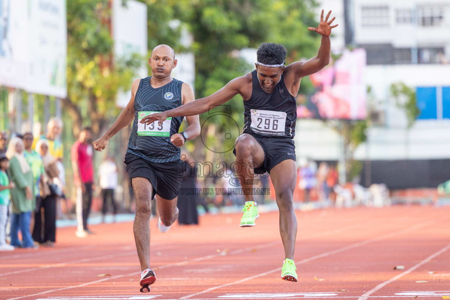 Day 1 of 33rd National Athletics Championship was held in Ekuveni Track at Male', Maldives on Thursday, 5th September 2024. Photos: Shuu Abdul Sattar / images.mv