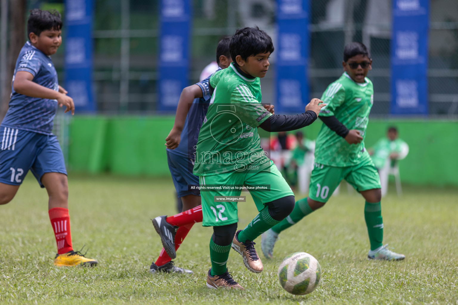 Day 2 of Nestle kids football fiesta, held in Henveyru Football Stadium, Male', Maldives on Thursday, 12th October 2023 Photos: Shuu Abdul Sattar / mages.mv