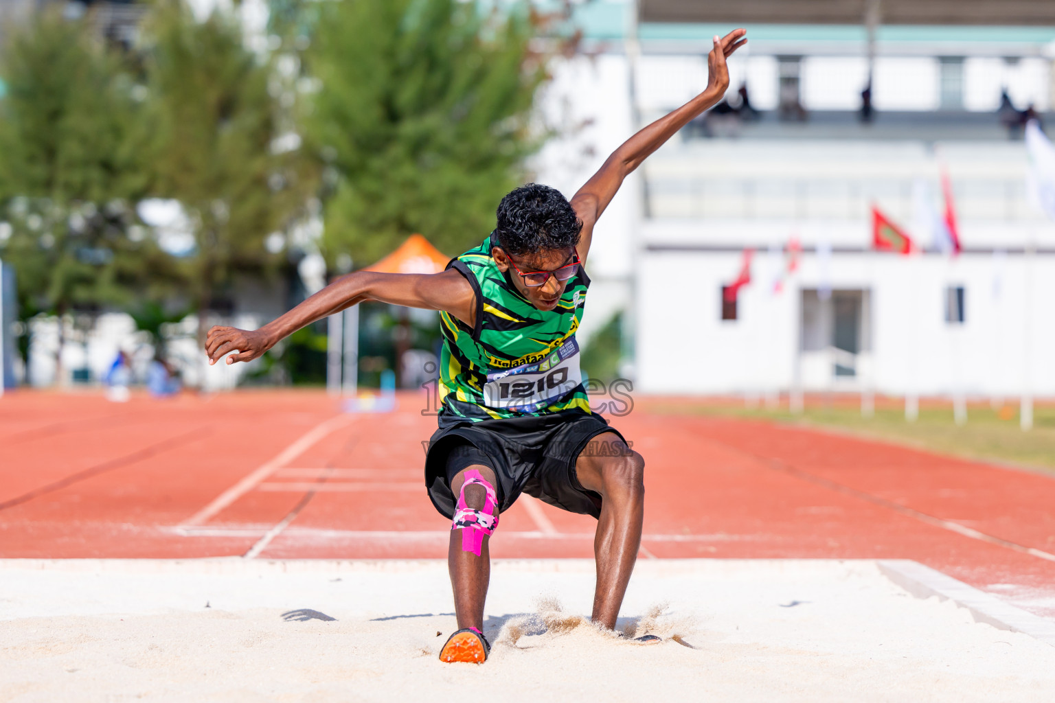 Day 4 of MWSC Interschool Athletics Championships 2024 held in Hulhumale Running Track, Hulhumale, Maldives on Tuesday, 12th November 2024. Photos by: Nausham Waheed / Images.mv