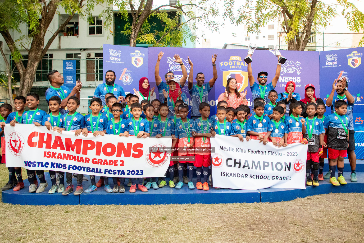 Finals & Closing Ceremony of Nestlé Kids Football Fiesta 2023 held in Male', Maldives on 25 February 2023