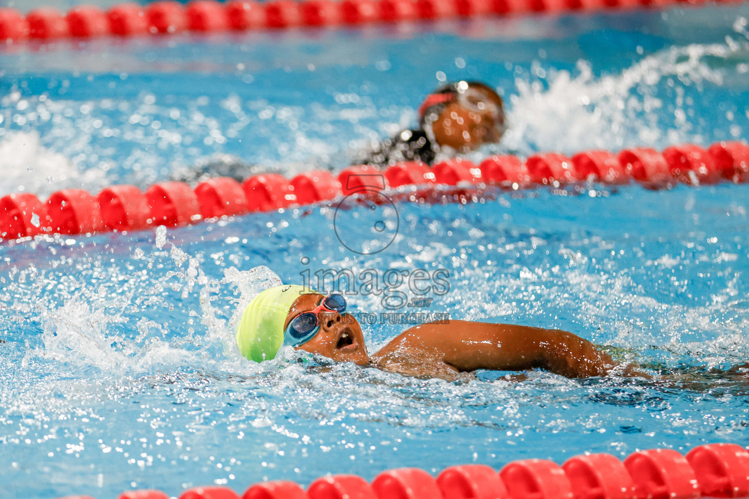 Day 1 of BML 6th National Kids Swimming Kids Festival 2025 held in Hulhumale', Maldives on Monday, 3rd November 2024. Photos: Hassan Simah / images.mv
