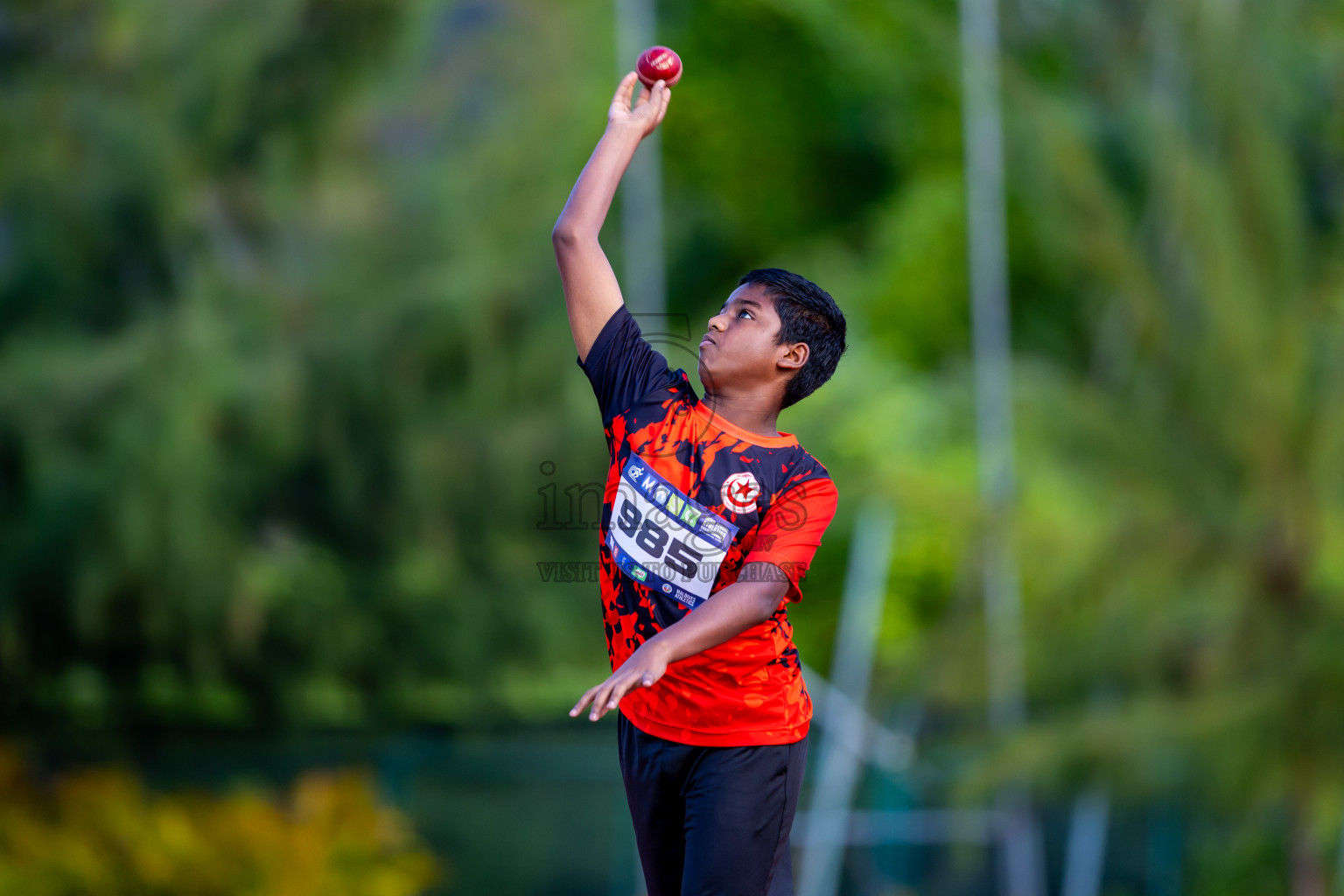 Day 6 of MWSC Interschool Athletics Championships 2024 held in Hulhumale Running Track, Hulhumale, Maldives on Thursday, 14th November 2024. Photos by: Nausham Waheed / Images.mv