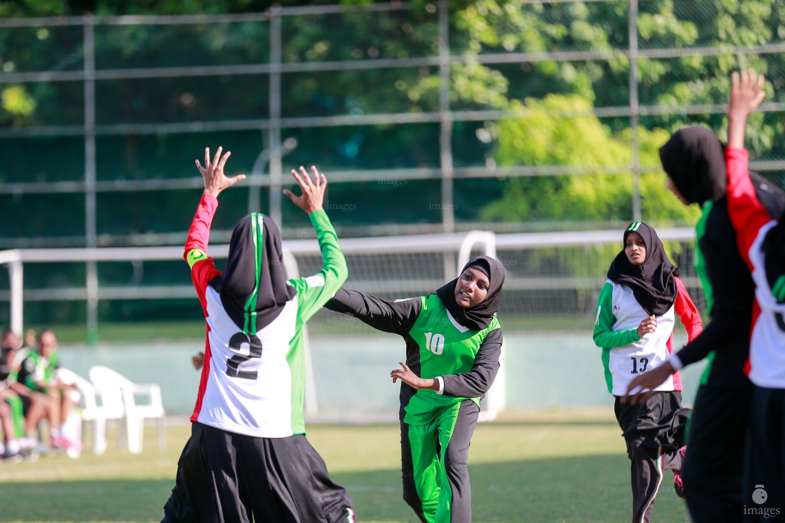 Inter school Handball Tournament in Male', Maldives, Friday, April. 15, 2016.(Images.mv Photo/ Hussain Sinan).