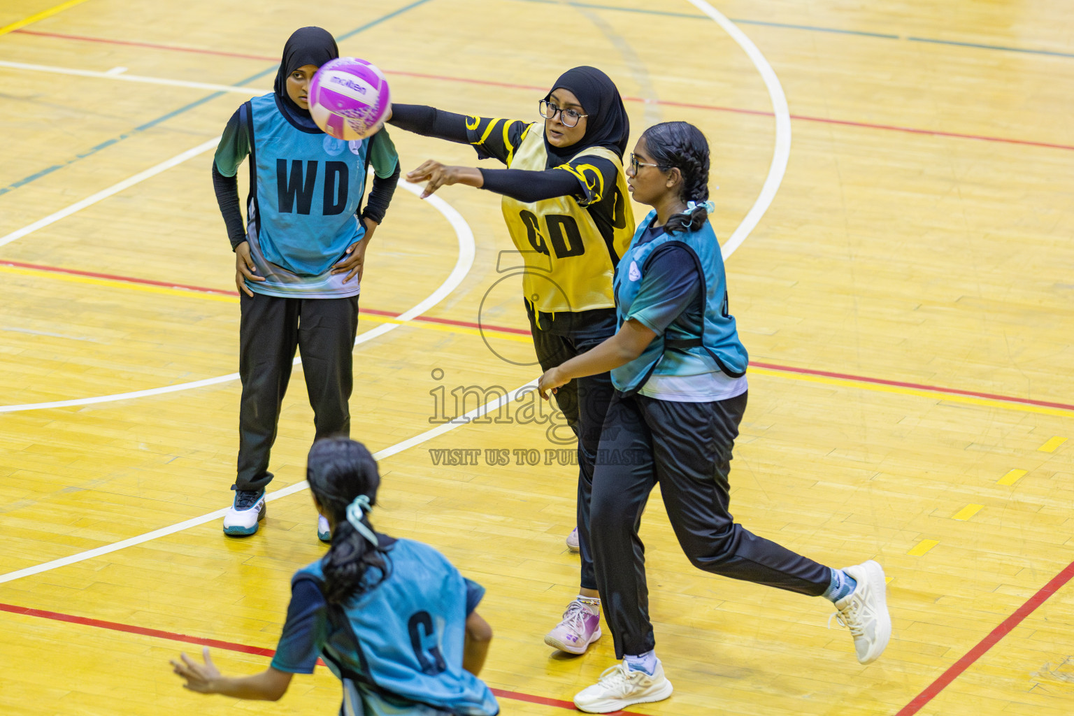 Day 3 of Inter-School Netball Tournament 2025 was held in Social Center Indoor Hall on Monday, 20th October 2025. Photos: Areef Adam / images.mv