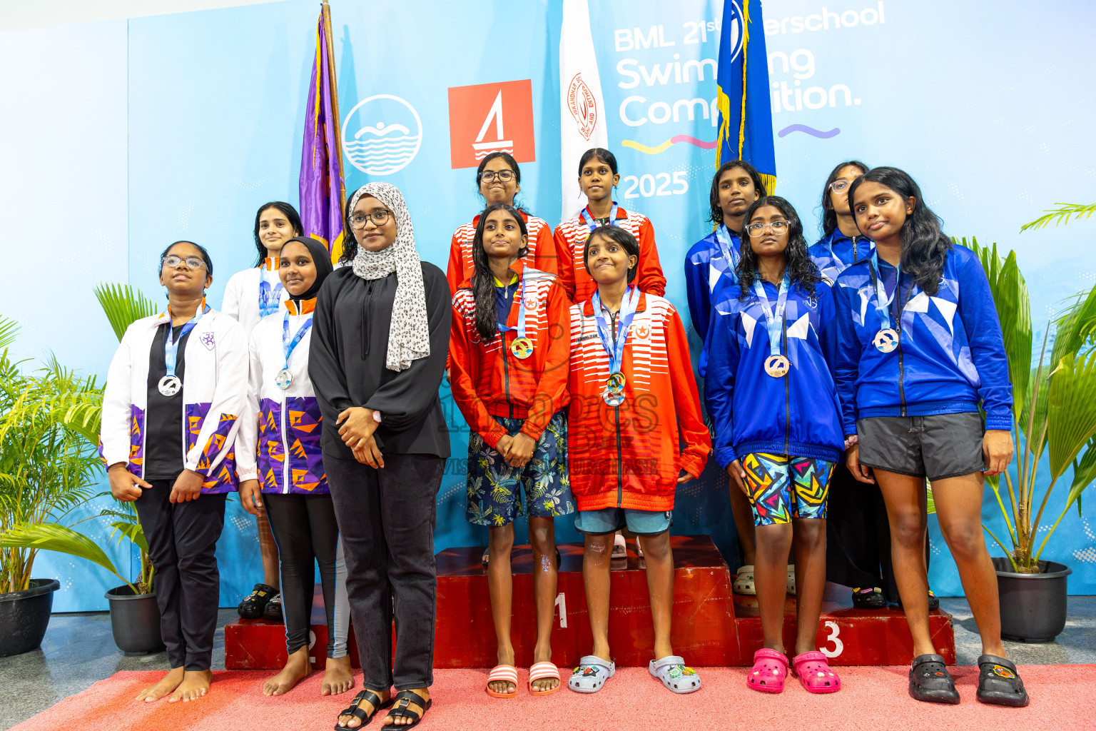 Day 5 of BML 21st Interschool Swimming Competition 2025 was held in Hulhumale' Swimming Pool, Hulhumale', Maldives on Wednesday, 15th October 2025.
Photos: Ismail Thoriq, Hassan Simah / images.mv