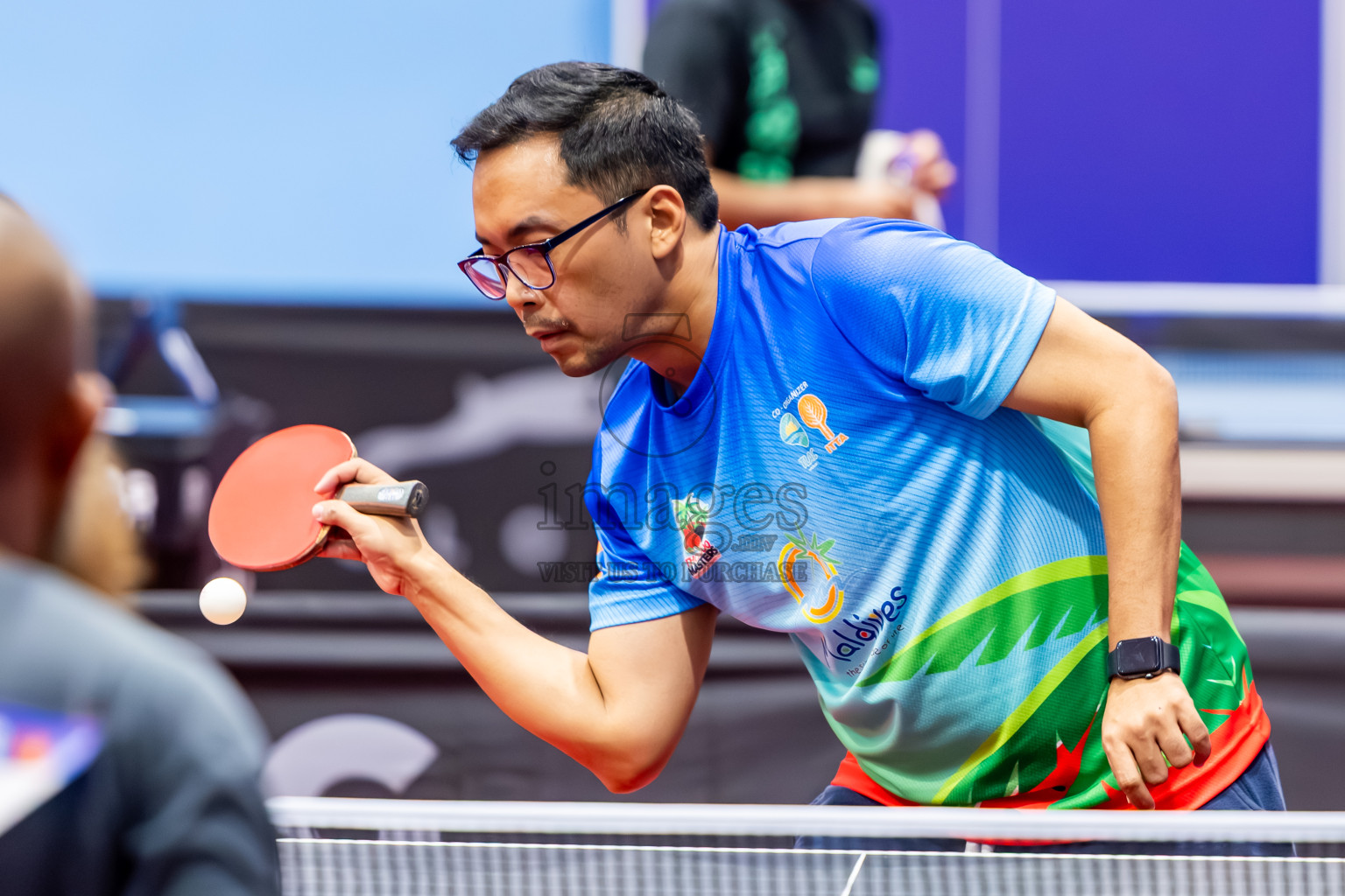 Day 1 of 1st Thoddoo Masters Table Tennis Tournament was held on Thursday, 21st August 2025 in AA Thoddoo, Maldives. Photos: Nausham Waheed / images.mv