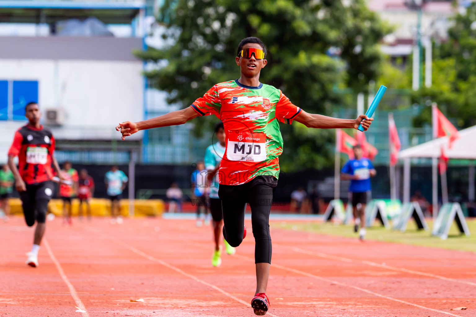Day 6 of Inter-school Athletics Championship 2025 held in Ekuveni Synthetic Track, Male', Maldives on Sunday, 12th October 2025. Photos by: Nausham Waheed / Images.mv