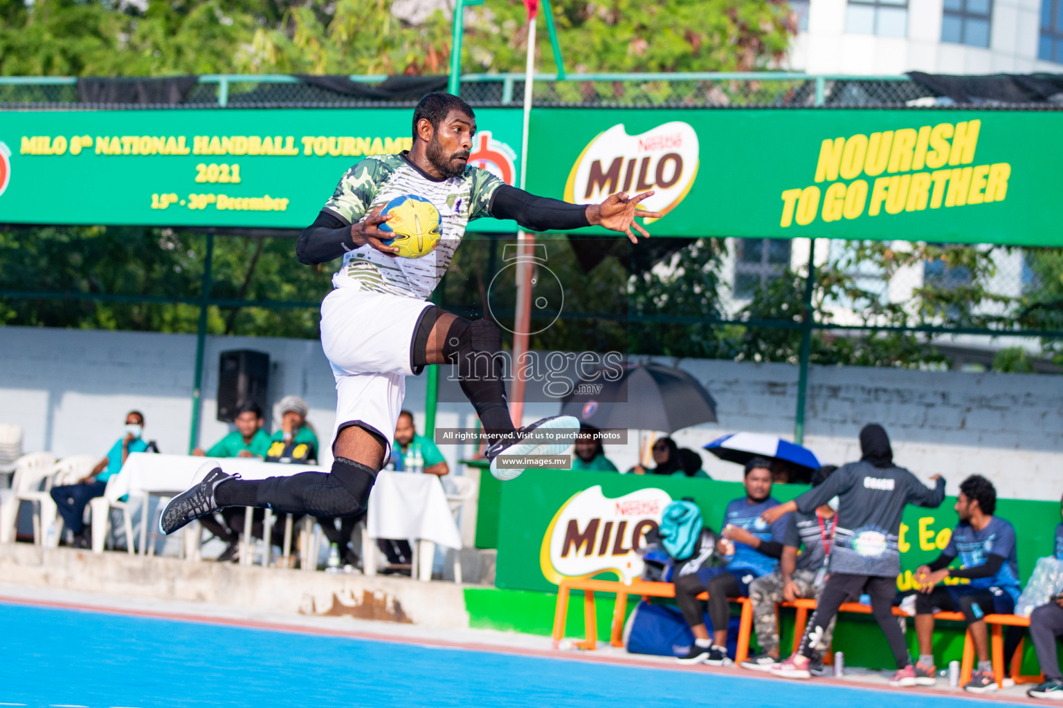 Milo 8th National Handball Tournament Day 4, 18th December 2021, at Handball Ground, Male', Maldives. Photos by Hassan Simah