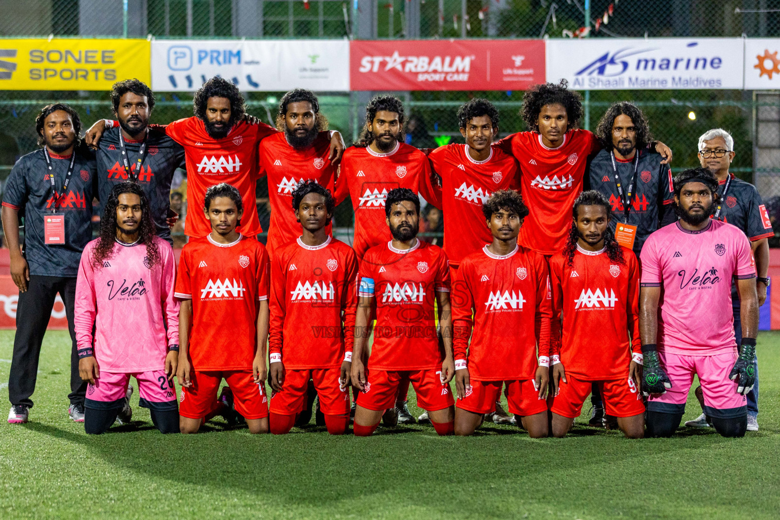 GA. Nilandhoo vs GA. Kondey in Day 19 of Golden Futsal Challenge 2024 was held on Friday, 2nd February 2024 in Hulhumale', Maldives 
Photos: Hassan Simah / images.mv