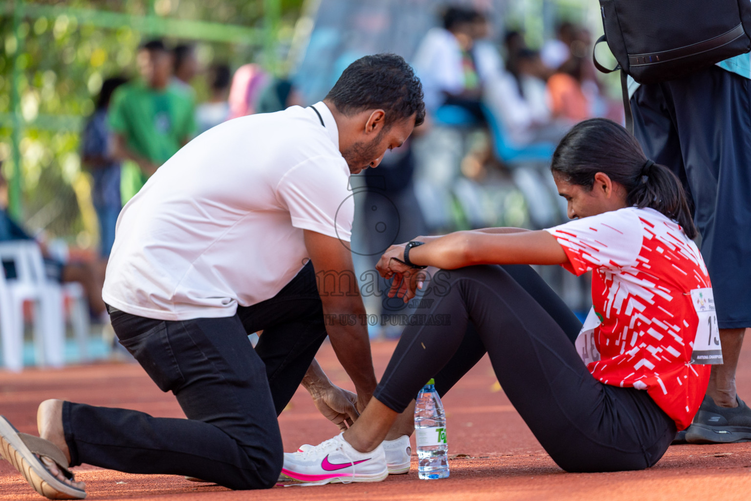 Day 2 of 33rd National Athletics Championship was held in Ekuveni Track at Male', Maldives on Friday, 6th September 2024.
Photos: Ismail Thoriq  / images.mv