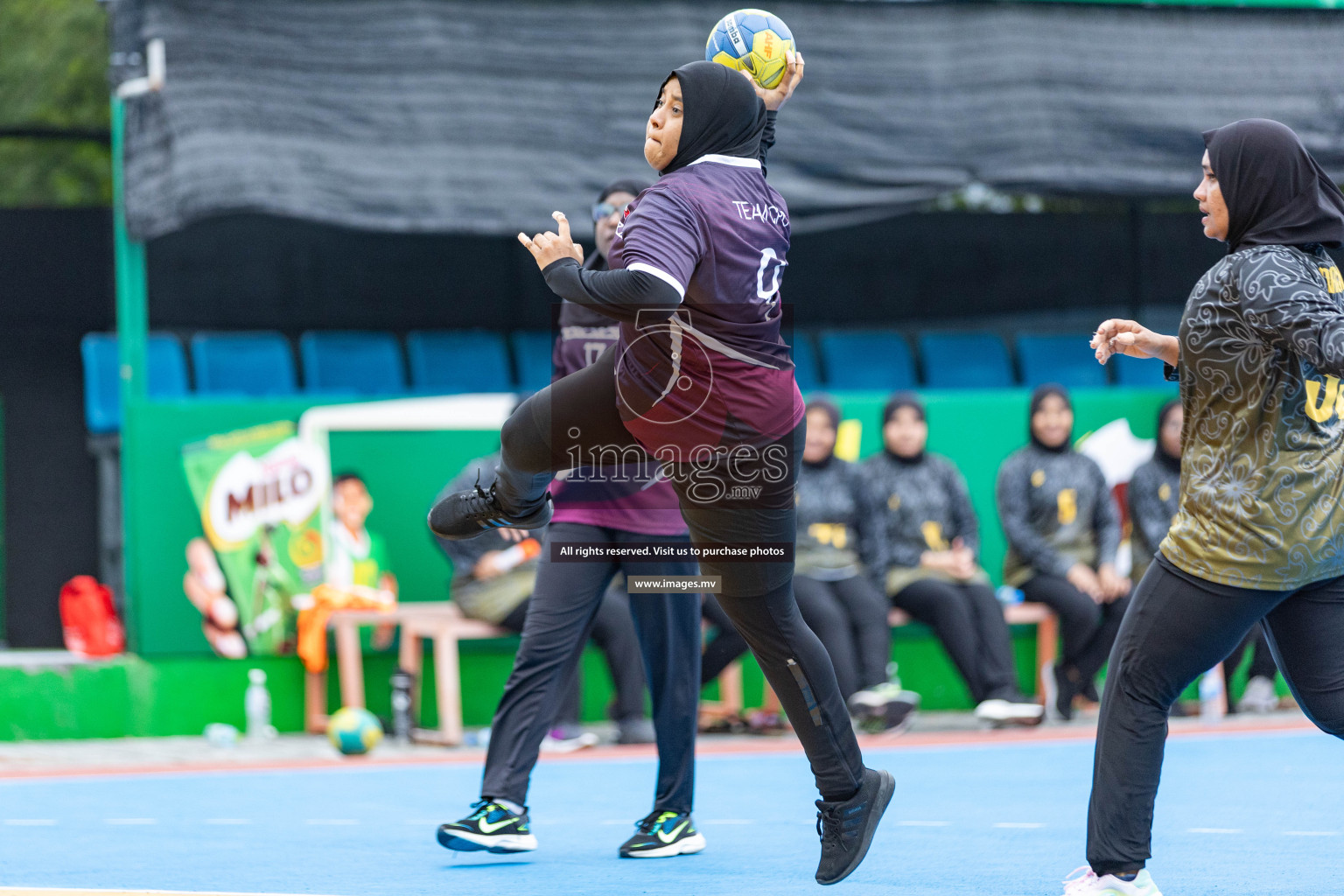 Day 3 of 7th Inter-Office/Company Handball Tournament 2023, held in Handball ground, Male', Maldives on Sunday, 18th September 2023 Photos: Nausham Waheed/ Images.mv