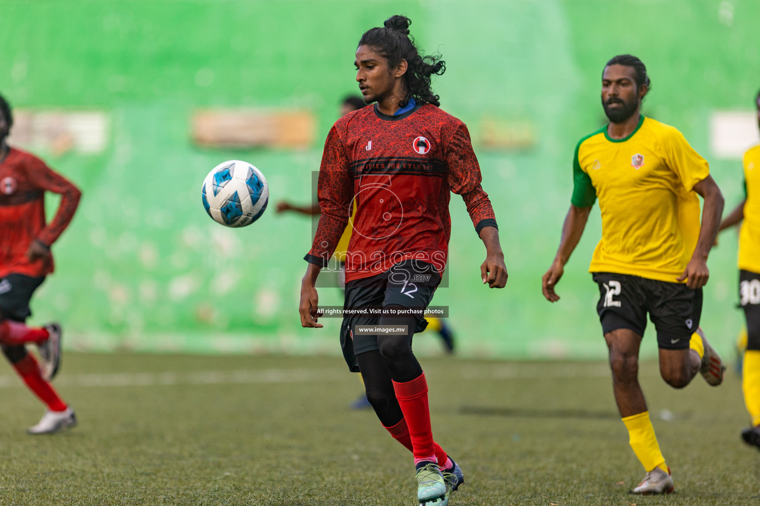 Little Town Sports vs  Lorenzo Sports Club in the 2nd Division 2022 on 16th July 2022, held in National Football Stadium, Male', Maldives Photos: Hassan Simah / Images.mv