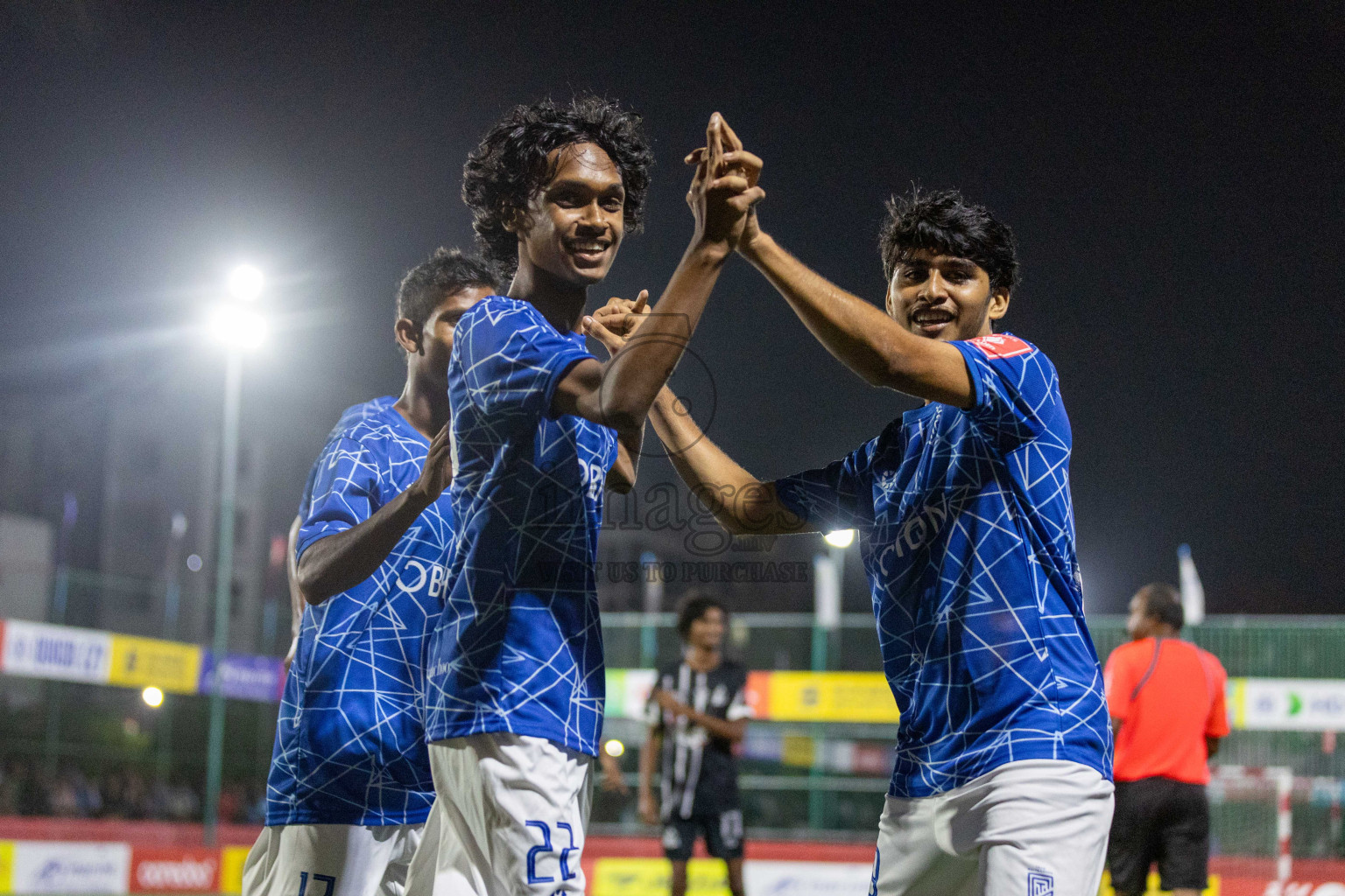 HDh Nolhivaranfaru vs HDh Naivaadhoo in Day 10 of Golden Futsal Challenge 2024 was held on Tuesday, 23rd January 2024, in Hulhumale', Maldives Photos: Nausham Waheed / images.mv