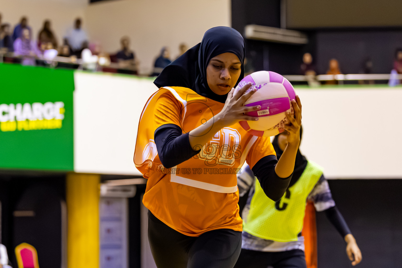 SC Skylark vs Youth United SC in Day 5 of 24th Milo Netball Association Championship held in Social Center at Male', Maldives on Friday, 5th September 2025. Photos: Nausham Waheed / images.mv