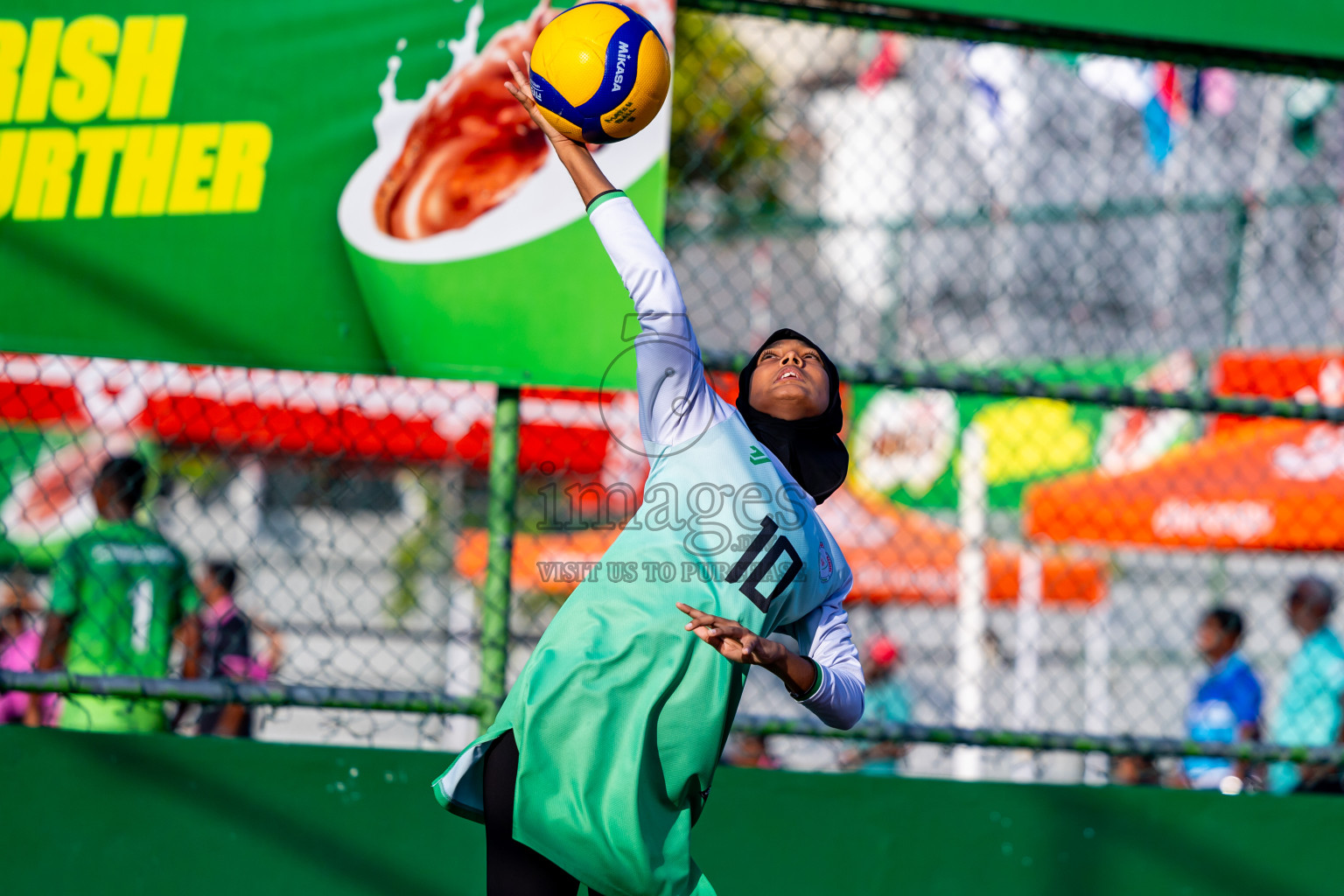 Day 13 of Interschool Volleyball Tournament 2024 was held in Ekuveni Volleyball Court at Male', Maldives on Thursday, 5th December 2024. Photos: Nausham Waheed / images.mv