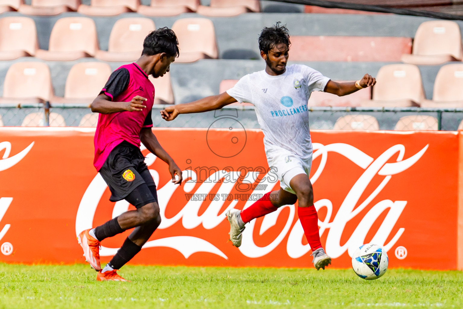 United Victory vs Club Green Street in Day 4 of Under 19 Youth Championship 2024 was held at National Stadium in Male', Maldives on Thursday, 13th June 2024. Photos: Nausham Waheed / images.mv