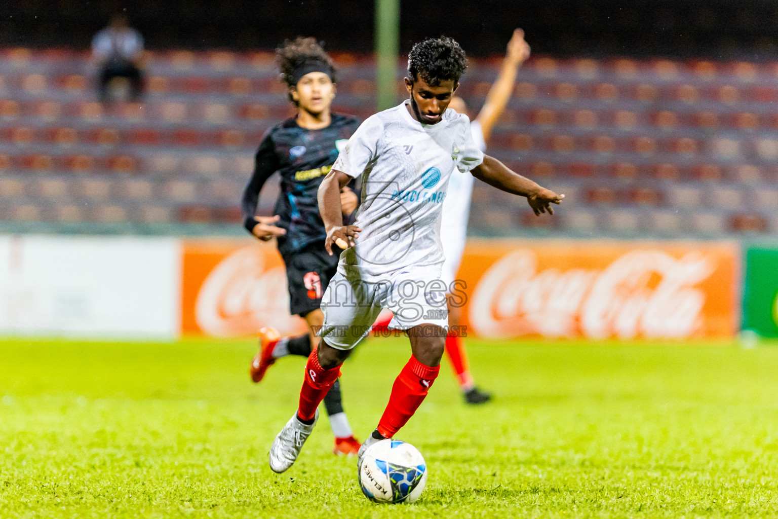 Club Green Street vs Club Eagles in Day 6 of Under 19 Youth Championship 2024 was held at National Stadium in Male', Maldives on Monday, 24th June 2024. Photos: Nausham Waheed / images.mv