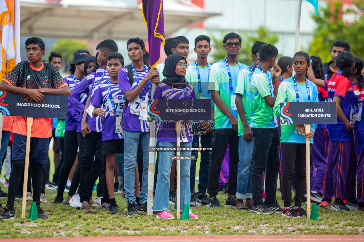 Day one of Inter School Athletics Championship 2023 was held at Hulhumale' Running Track at Hulhumale', Maldives on Saturday, 14th May 2023. Photos: Nausham Waheed / images.mv