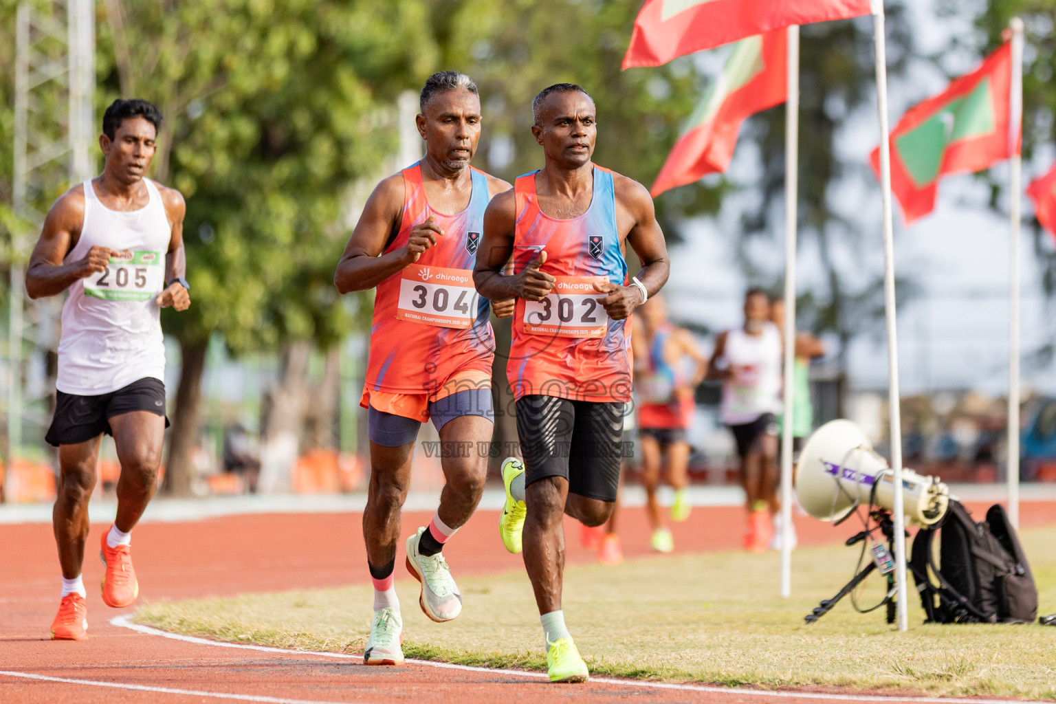 Day 1 of National Athletics Championship 2025 was held at Ekuveni Running Ground in Male', Maldives on Thursday, 14th August 2025. Photos: Areef Adam / images.mv