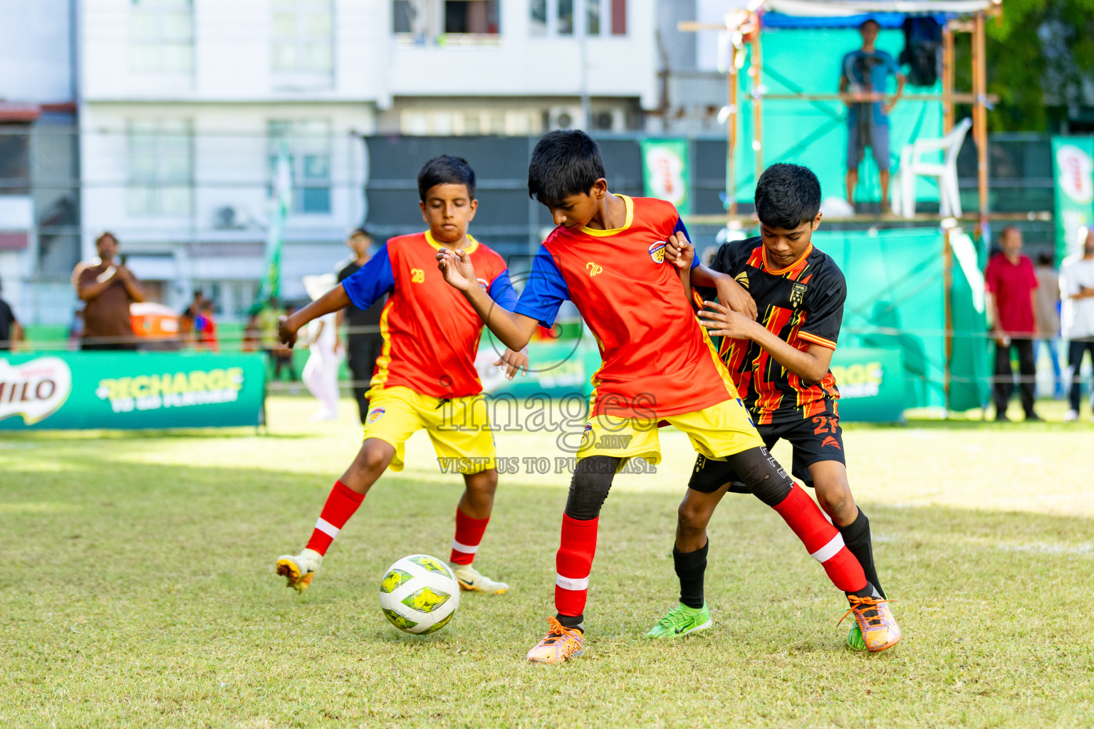 Day 3 of MILO Academy Championship 2025 (U-12) was held at Henveiru Stadium in Male', Maldives on Saturday, 3rd May 2025. 
Photos: Hassan Simah  / images.mv