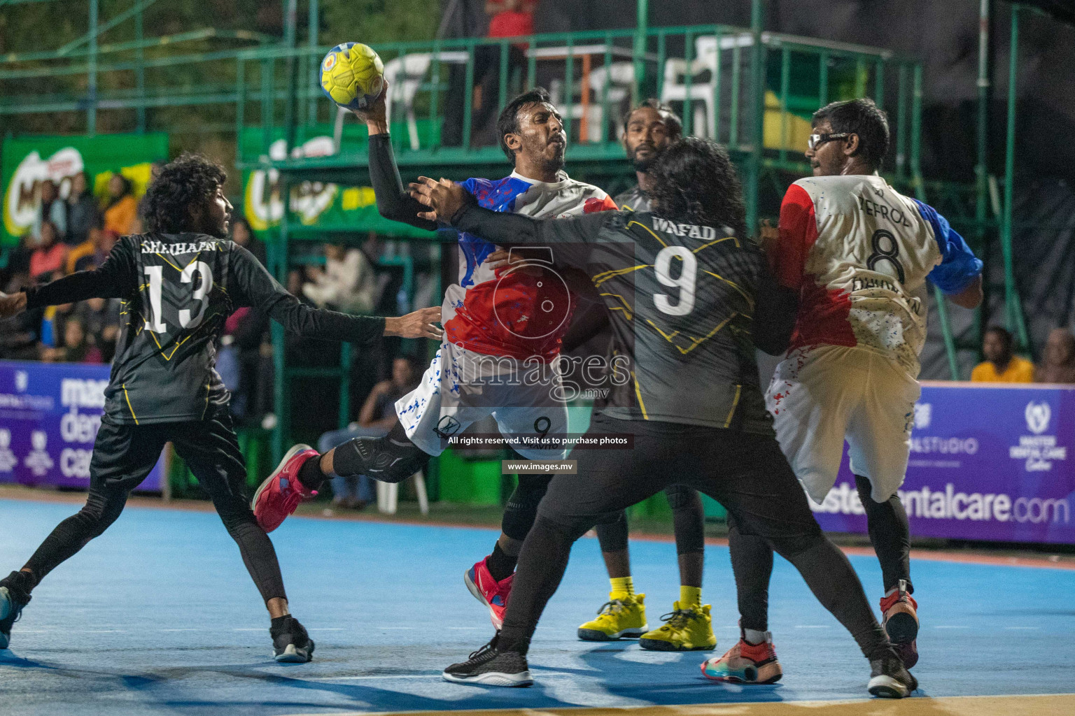 Day 8 of 6th MILO Handball Maldives Championship 2023, held in Handball ground, Male', Maldives on 27th May 2023 Photos: Nausham Waheed/ Images.mv