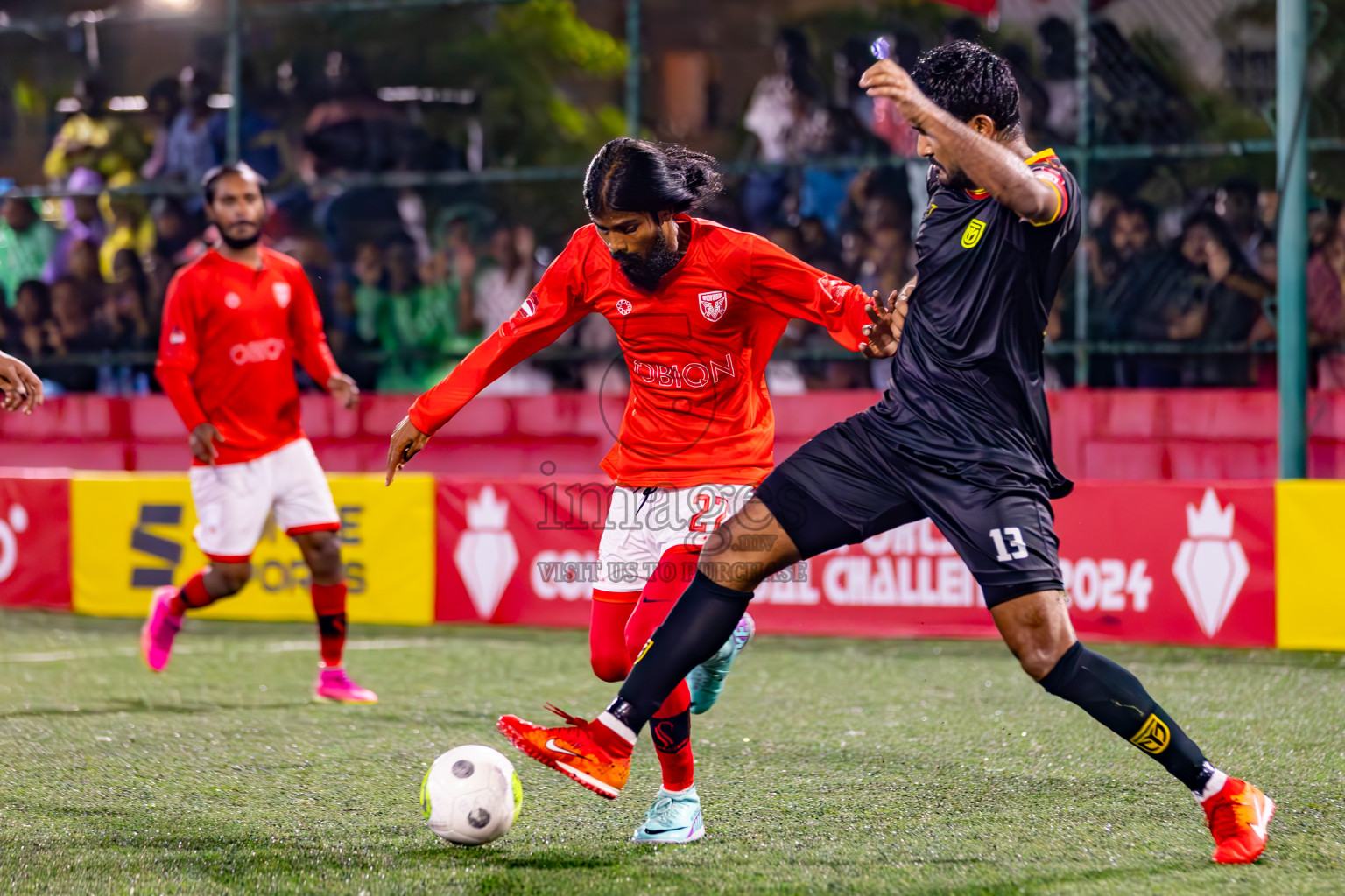 B Thulhaadhoo vs B Eydhafushi in Day 26 of Golden Futsal Challenge 2024 was held on Friday , 9th February 2024 in Hulhumale', Maldives
Photos: Hassan Simah / images.mv