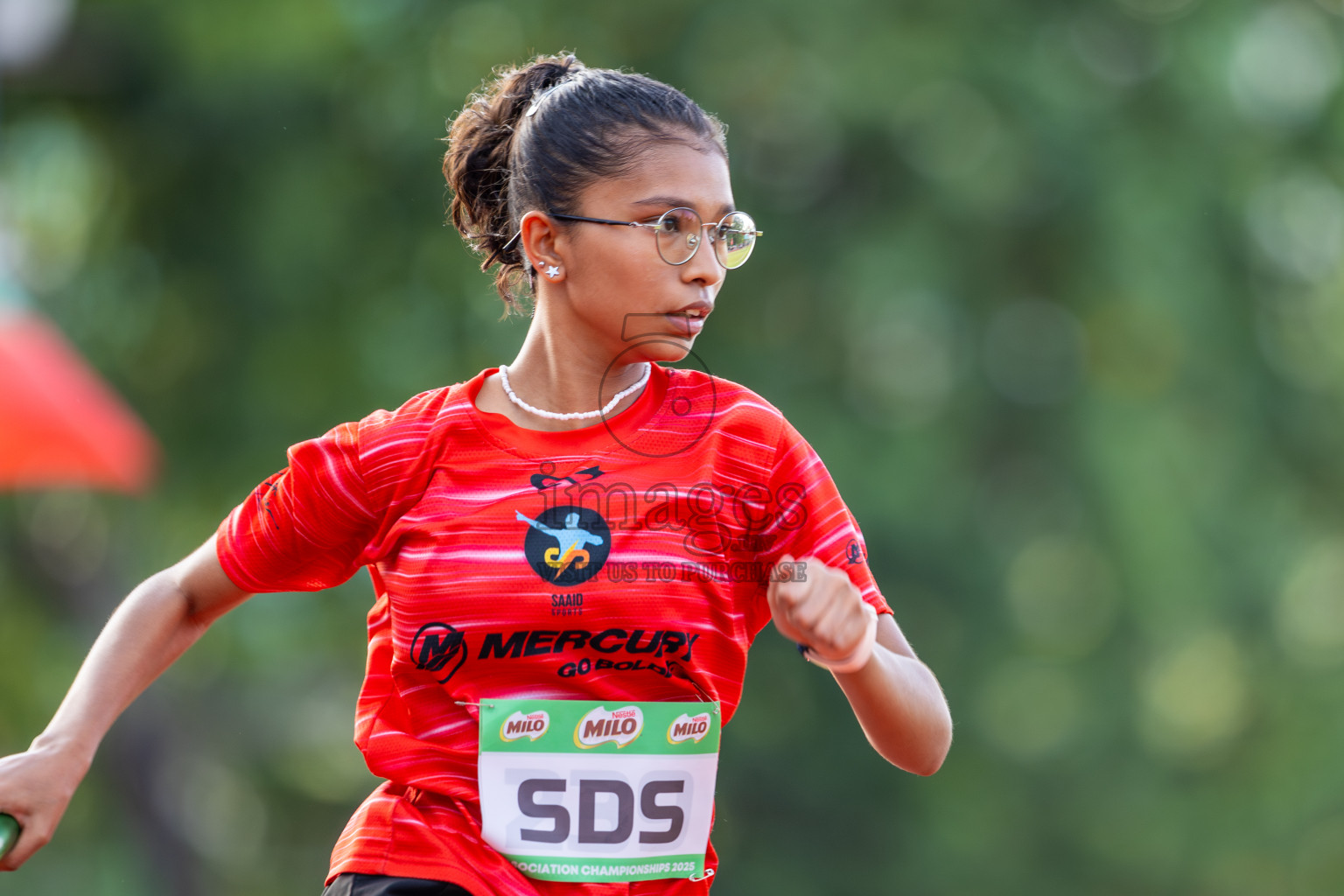 Day 2 of 12th Milo Association Championships was held in Ekuveni Track at Male', Maldives on Friday, 25th April 2025. Photos: Ismail Thoriq / images.mv