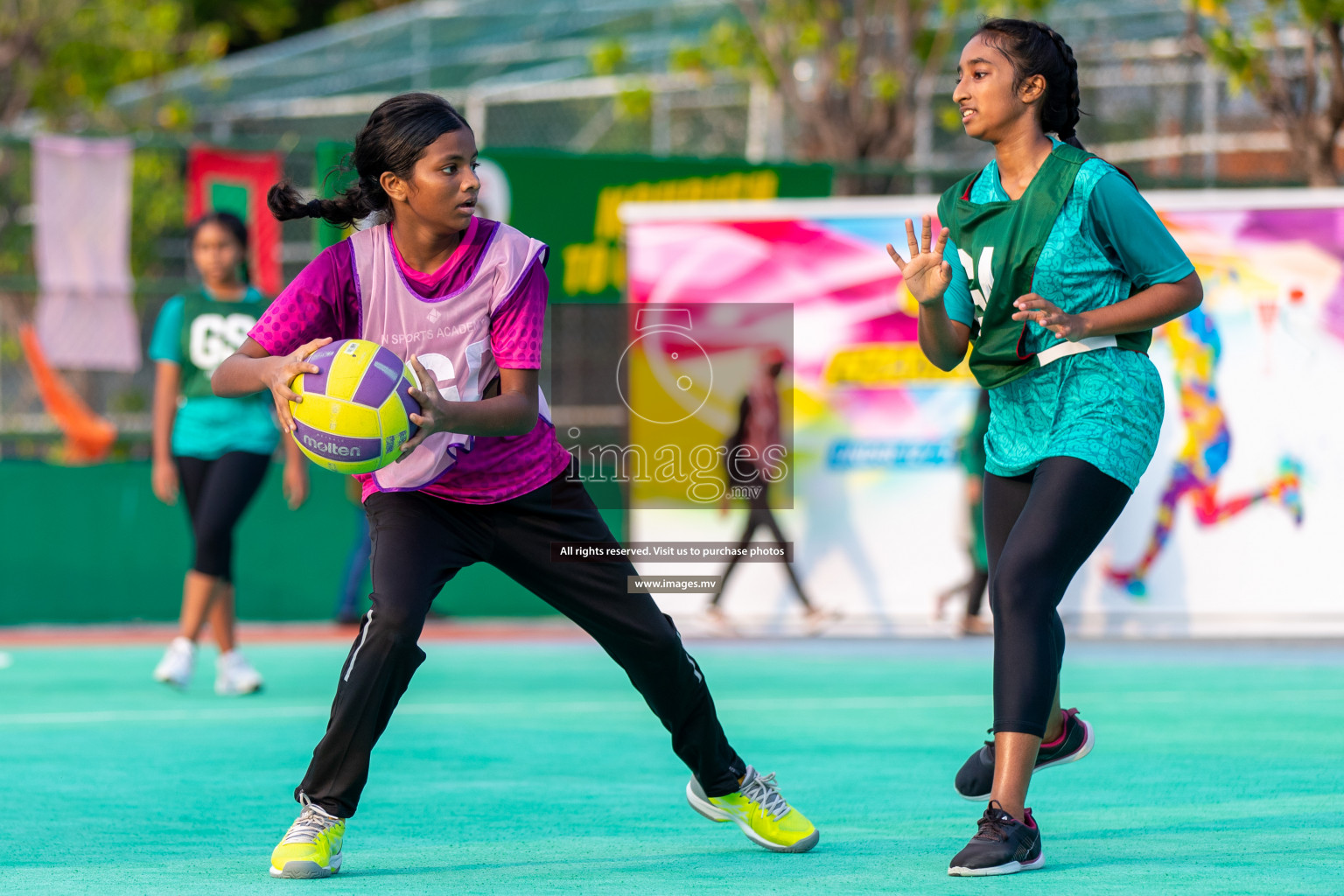 Junior Netball Championship 2022 - Under 14 Final U14 final of Junior Netball Championship 2022 held in Male', Maldives on Friday, 18th March 2022. Photos by Ismail Thoriq