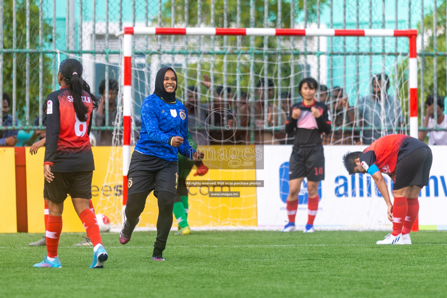 MPL vs Team Fenaka in Eighteen Thirty Women's Futsal Fiesta 2022 was held in Hulhumale', Maldives on Wednesday, 12th October 2022. Photos: Ismail Thoriq / images.mv