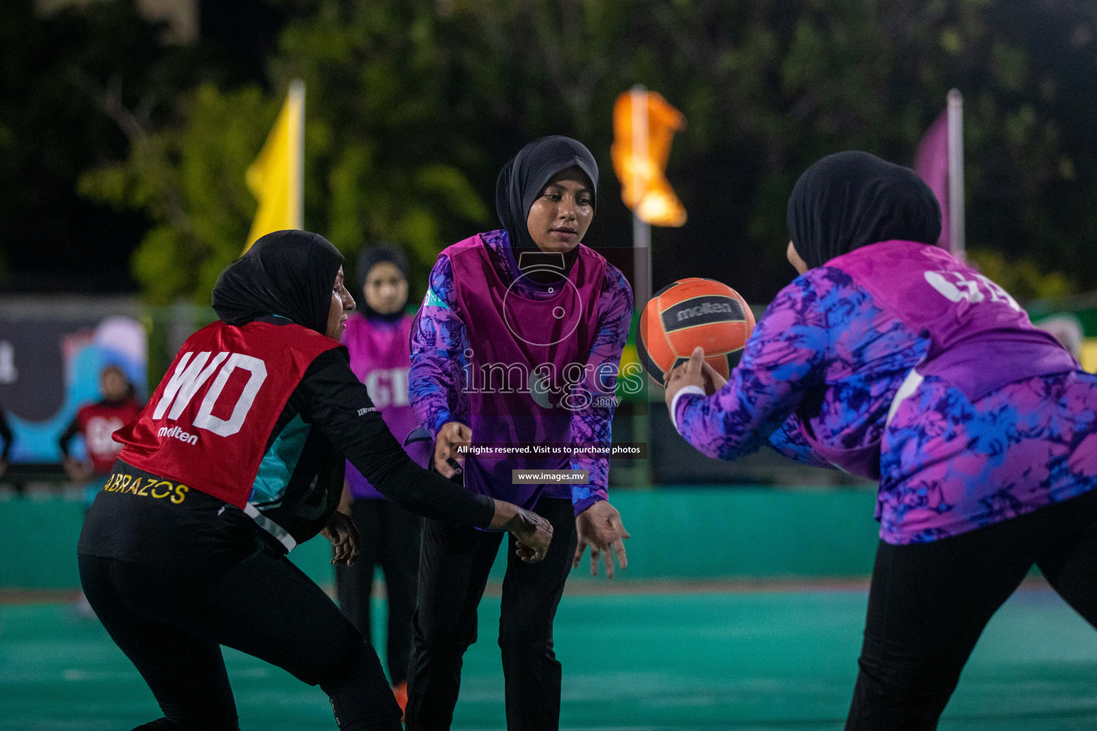 Day 3 of 20th Milo National Netball Tournament 2023, held in Synthetic Netball Court, Male', Maldives on 1st June 2023 Photos: Nausham Waheed/ Images.mv