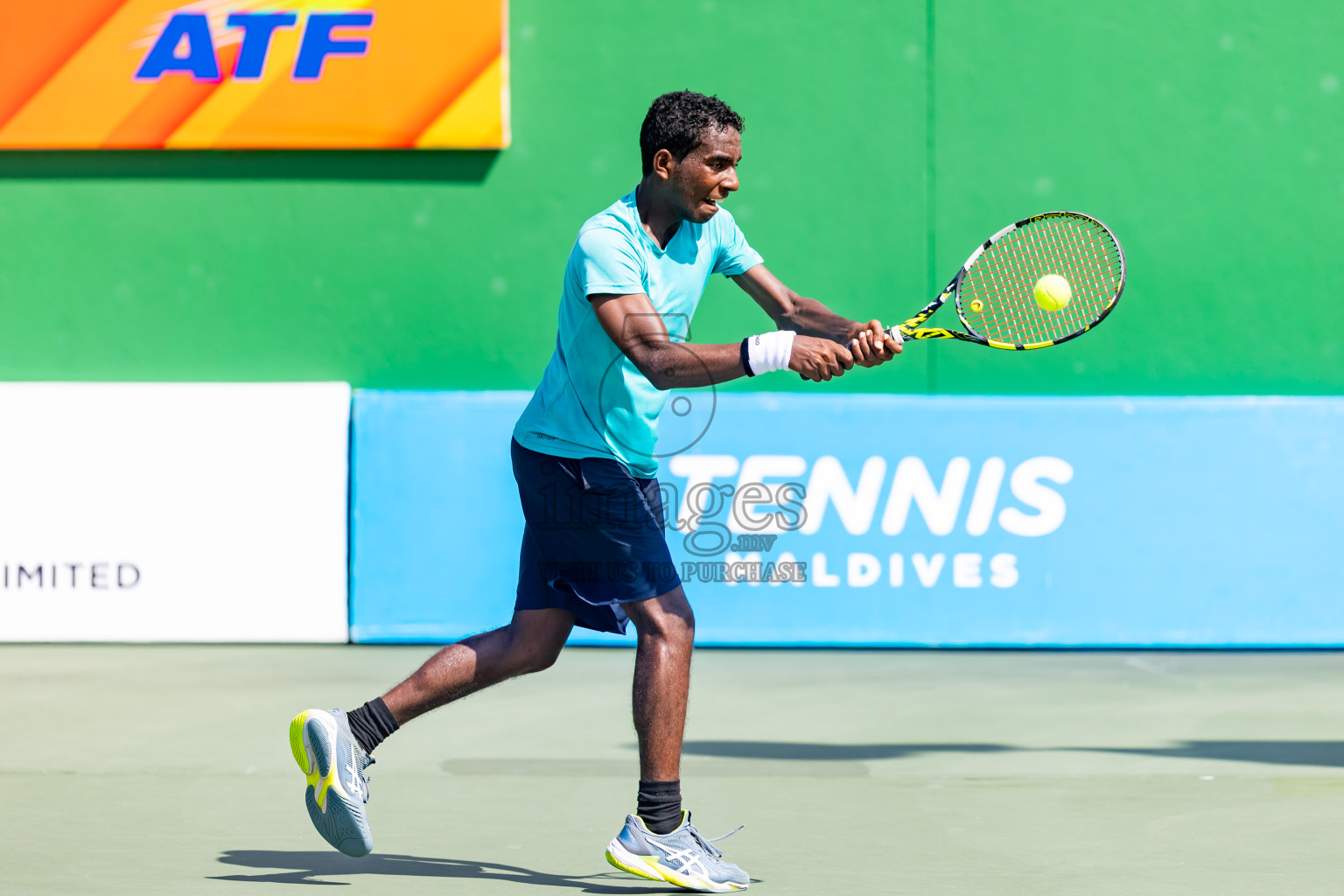 Day 8 of ATF Maldives Junior Open Tennis was held in Male' Tennis Court, Male', Maldives on Thursday, 19th December 2024. Photos: Nausham Waheed/ images.mv