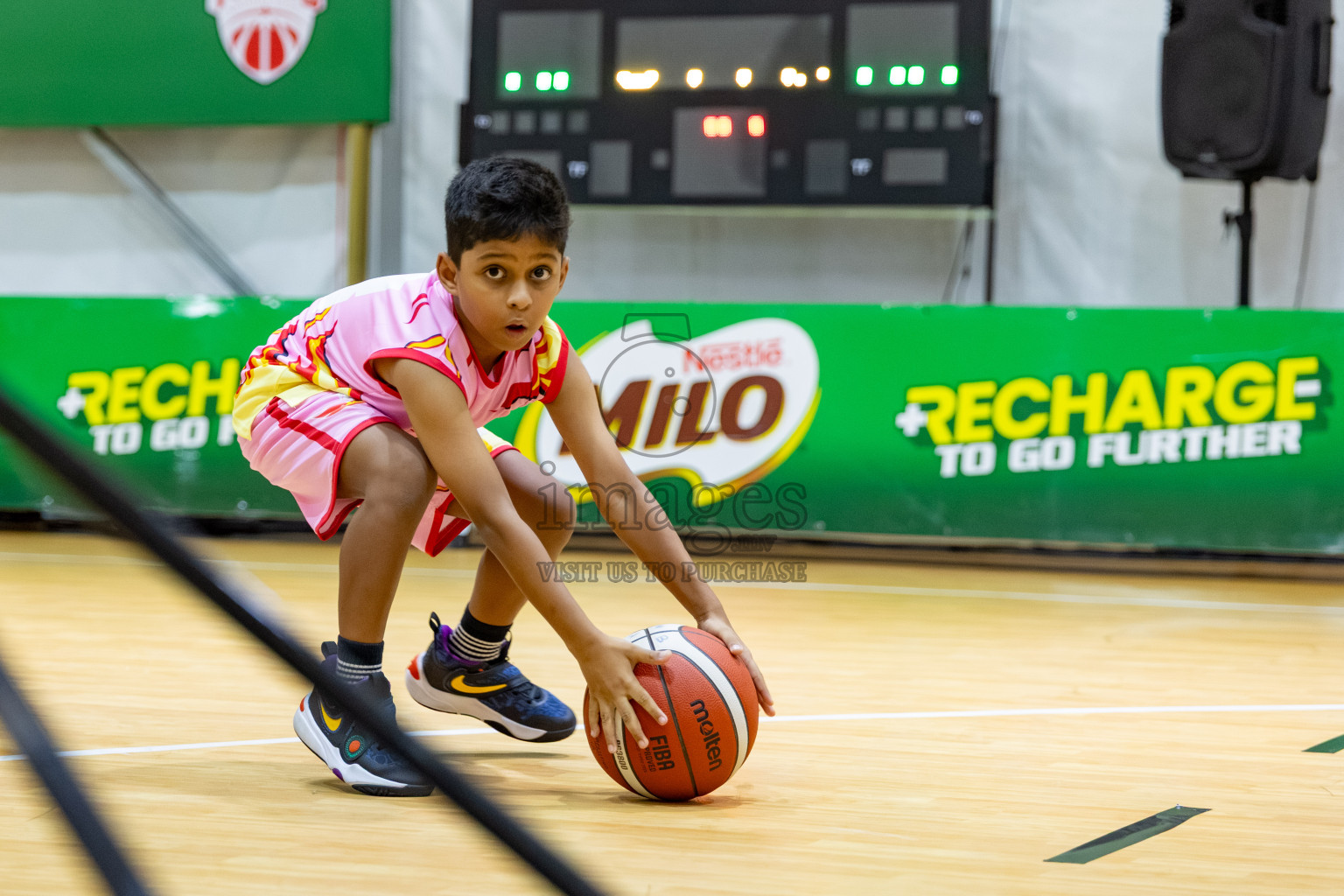Milo 5 x 5 Junior Challenge 2025 - Basketball tournament held in Basketball Training Center, Male', Maldives on Thursday, 09th October 2025. 
Photo by: Hassan Simah / Images.mv