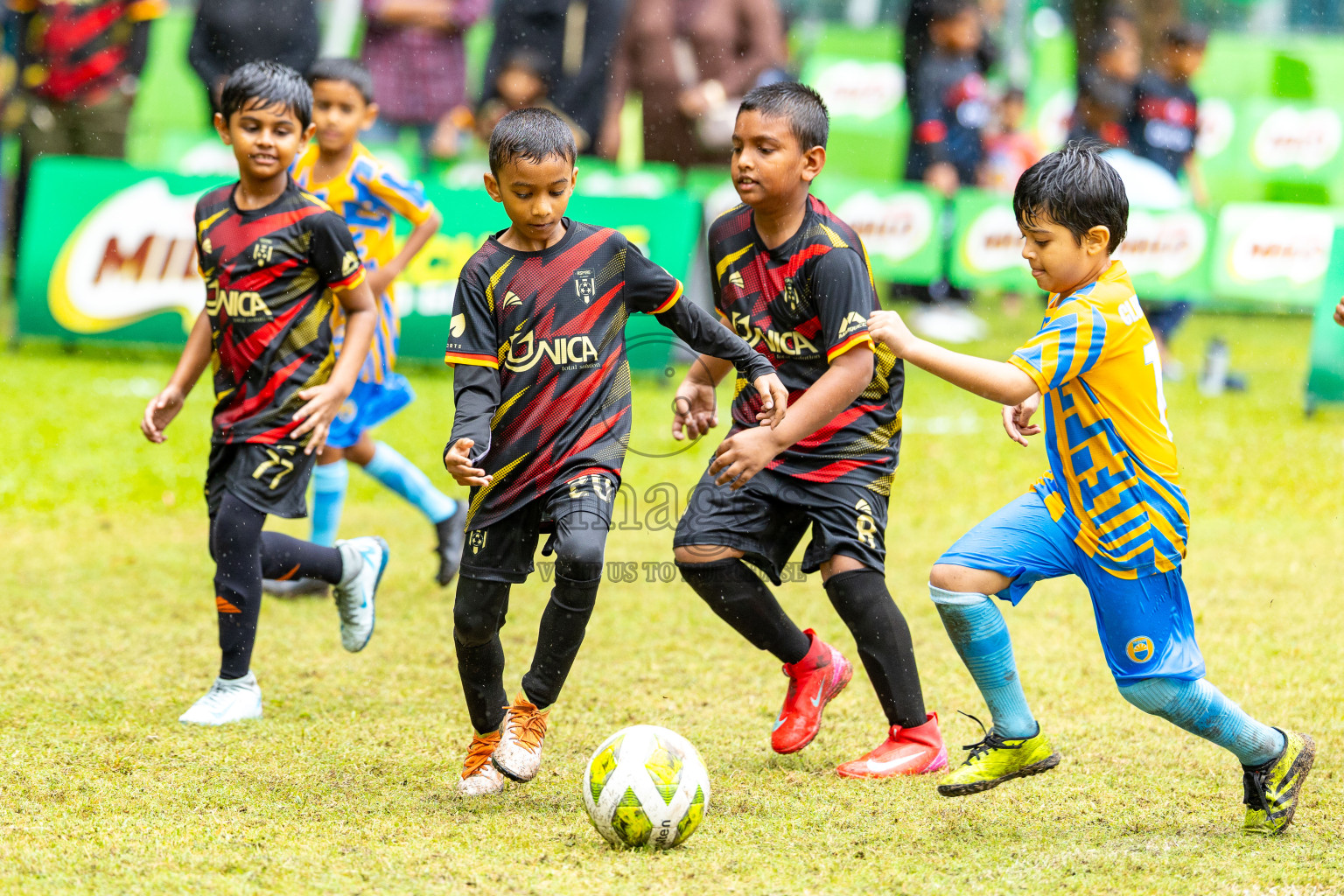 Day 1 of MILO SVAM Juniors 2025 (U-8) was held at Henveiru Stadium in Male', Maldives on Thursday, 26th June 2025. Photos: Mohamed Mahfooz Moosa / images.mv