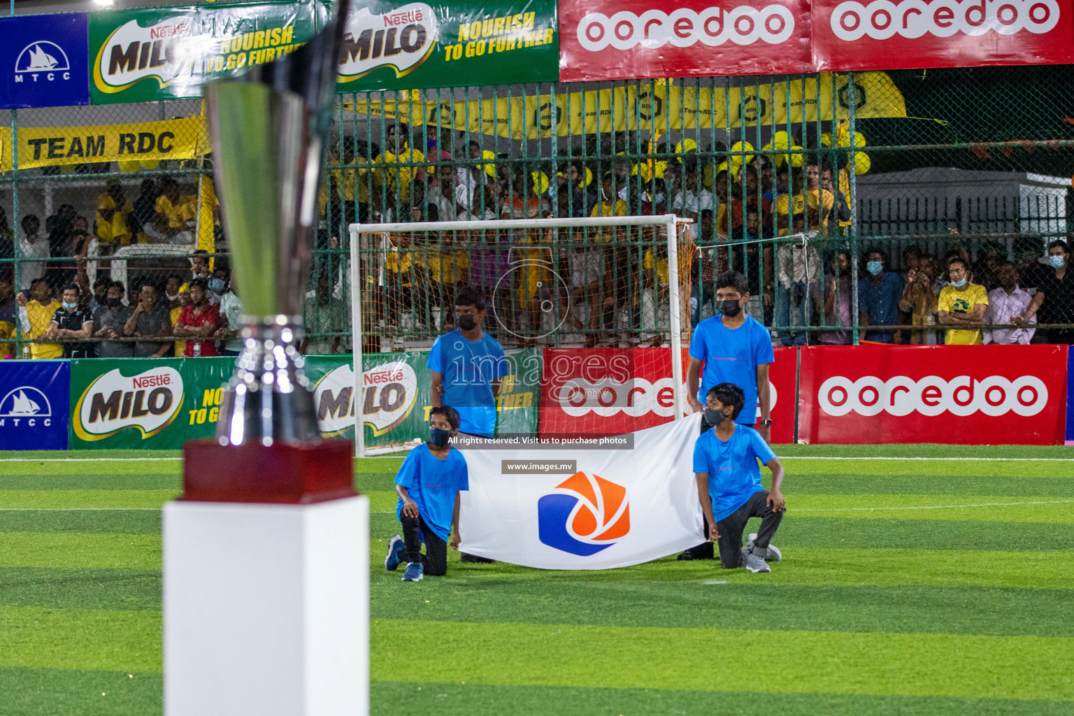 RRC Vs FSM in the Semi Finals of Club Maldives 2021 held in Hulhumale, Maldives on 19 December 2021. Photos: Ismail Thoriq / images.mv