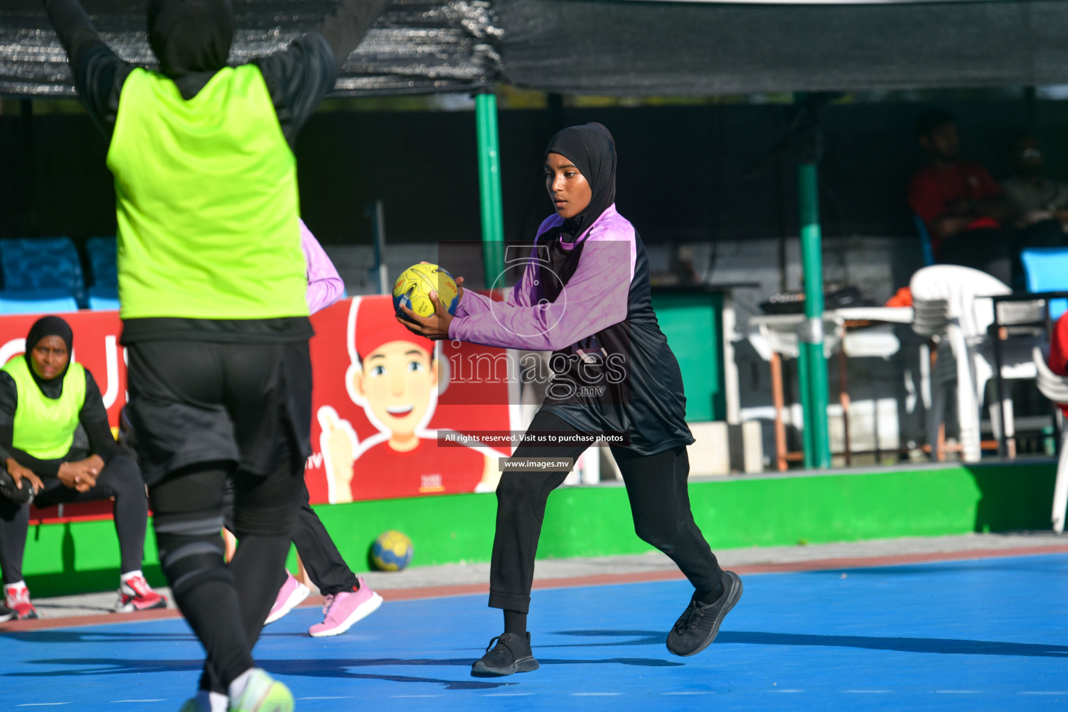 Day 8 of 6th MILO Handball Maldives Championship 2023, held in Handball ground, Male', Maldives on 27th May 2023 Photos: Nausham Waheed/ Images.mv