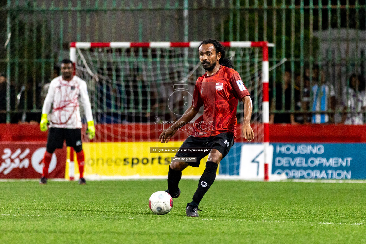 K. Himmafushi vs K. Maafushi in Day 6 of Golden Futsal Challenge 2023 on 10 February 2023 in Hulhumale, Male, Maldives