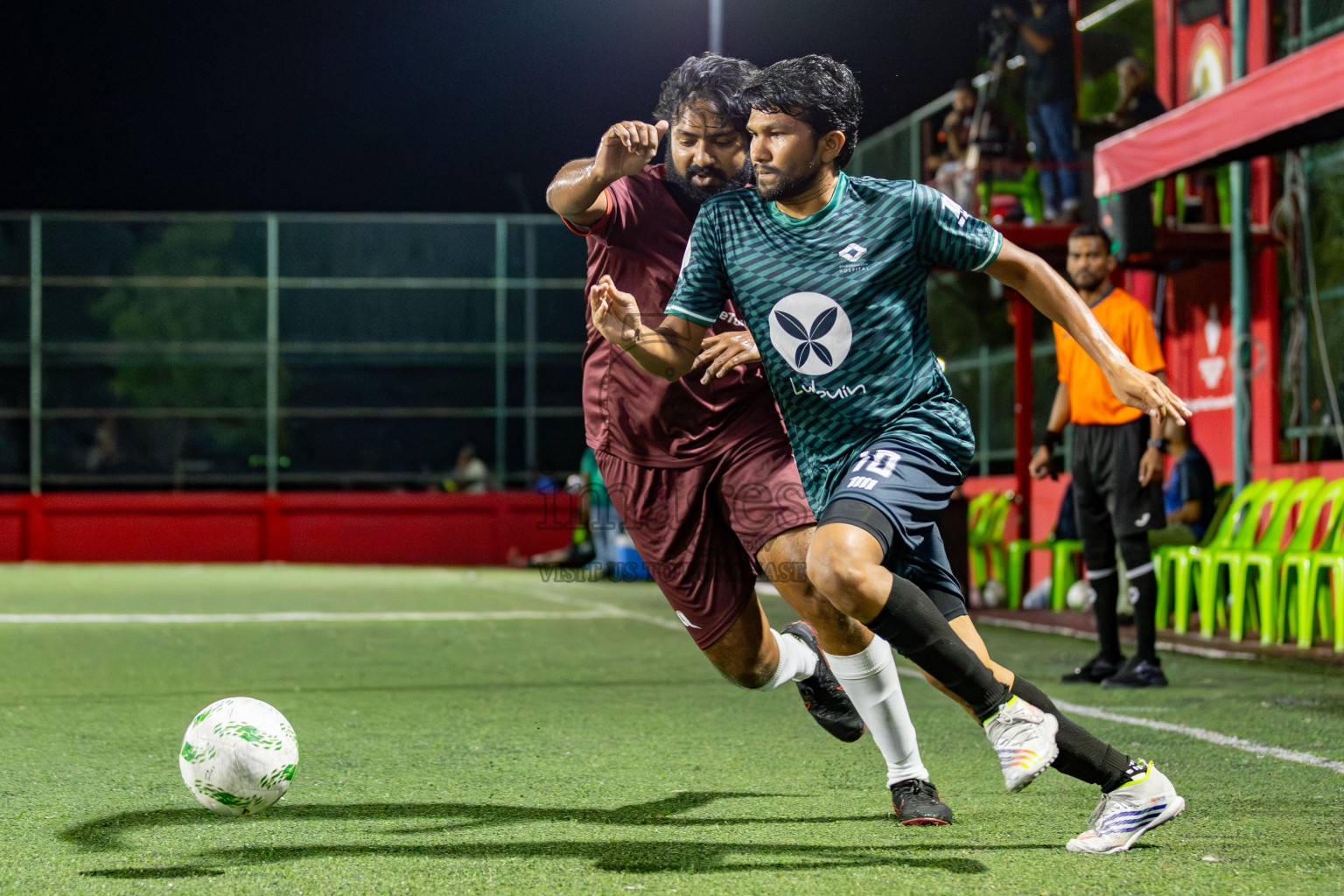 Maldives Post vs Dharumavantha in Day 9 of Office League 2025 was held on Thursday, 24th April 2025 in Hulhumale', Maldives. Photos: Mohamed Mahfooz Moosa  / images.mv