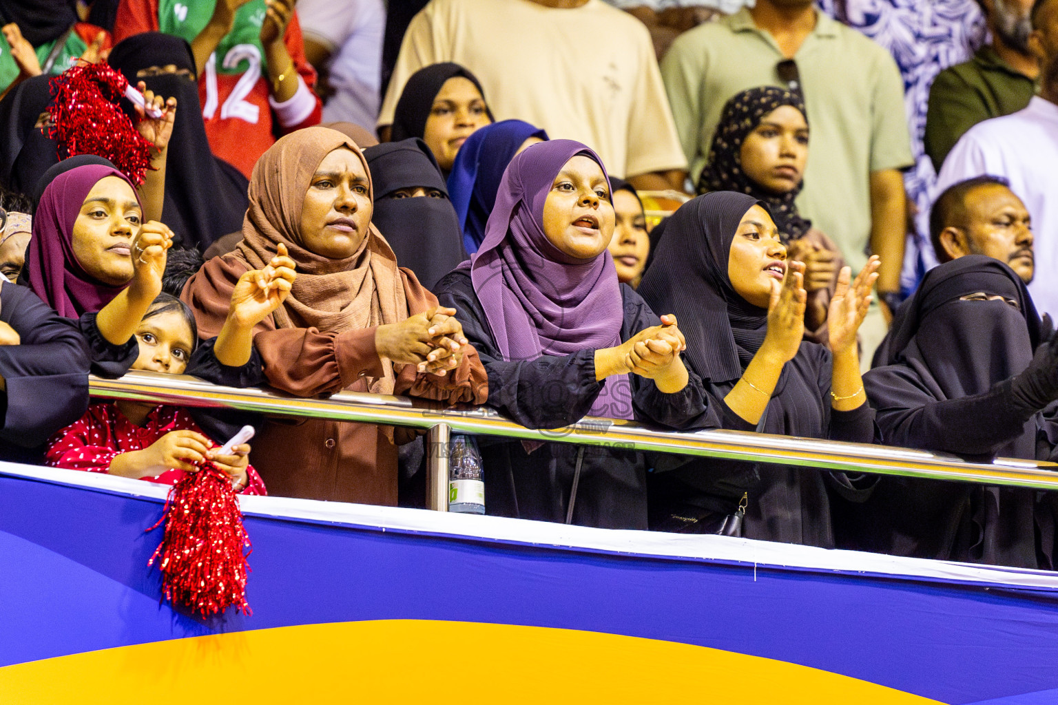 Finals of Interschool Volleyball Tournament 2024 was held in Social Center at Male', Maldives on Friday, 6th December 2024. Photos: Nausham Waheed / images.mv