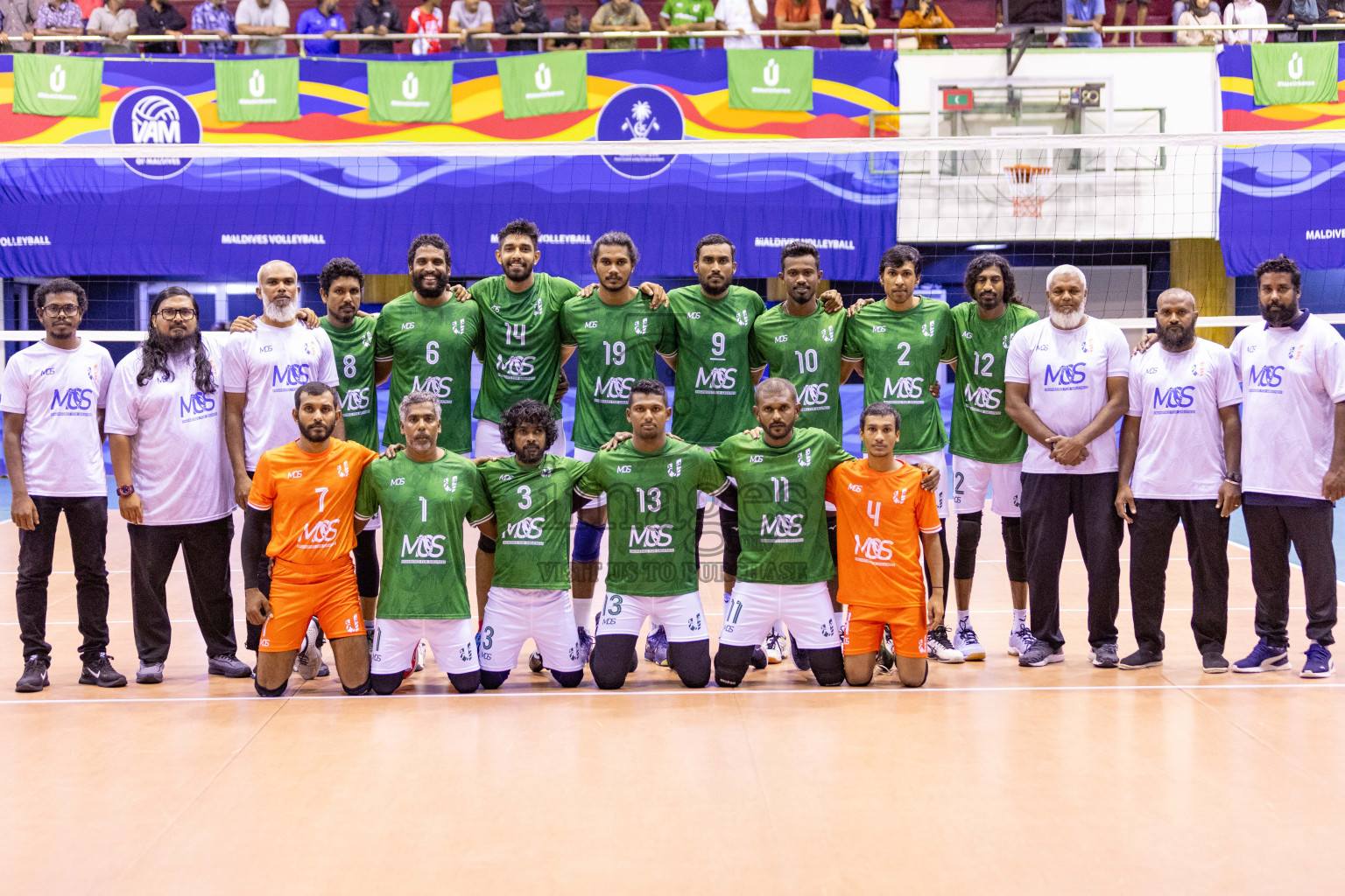 Final of Men's Division of Volleyball Association Cup 2023 held in Male', Maldives on Wednesday, 10th January 2024 at Social Center Indoor Hall Photos By: Nausham Waheed /images.mv