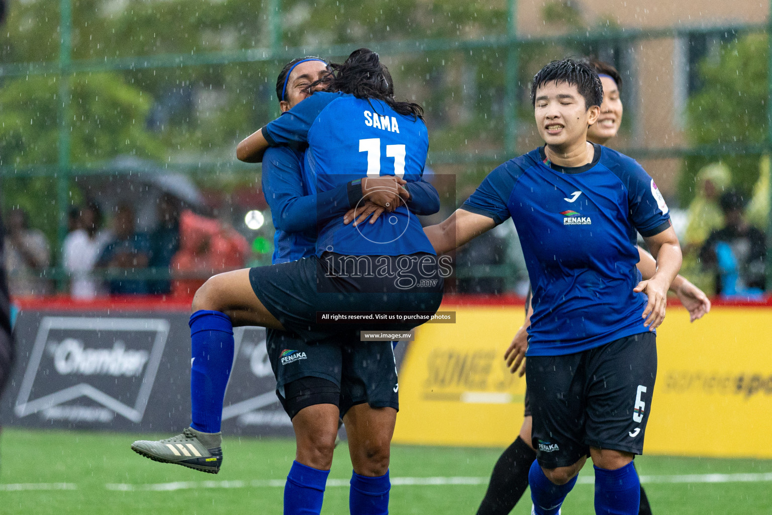 WAMCO vs Team Fenaka in Eighteen Thirty Women's Futsal Fiesta 2022 was held in Hulhumale', Maldives on Friday, 14th October 2022. Photos: Hassan Simah / images.mv