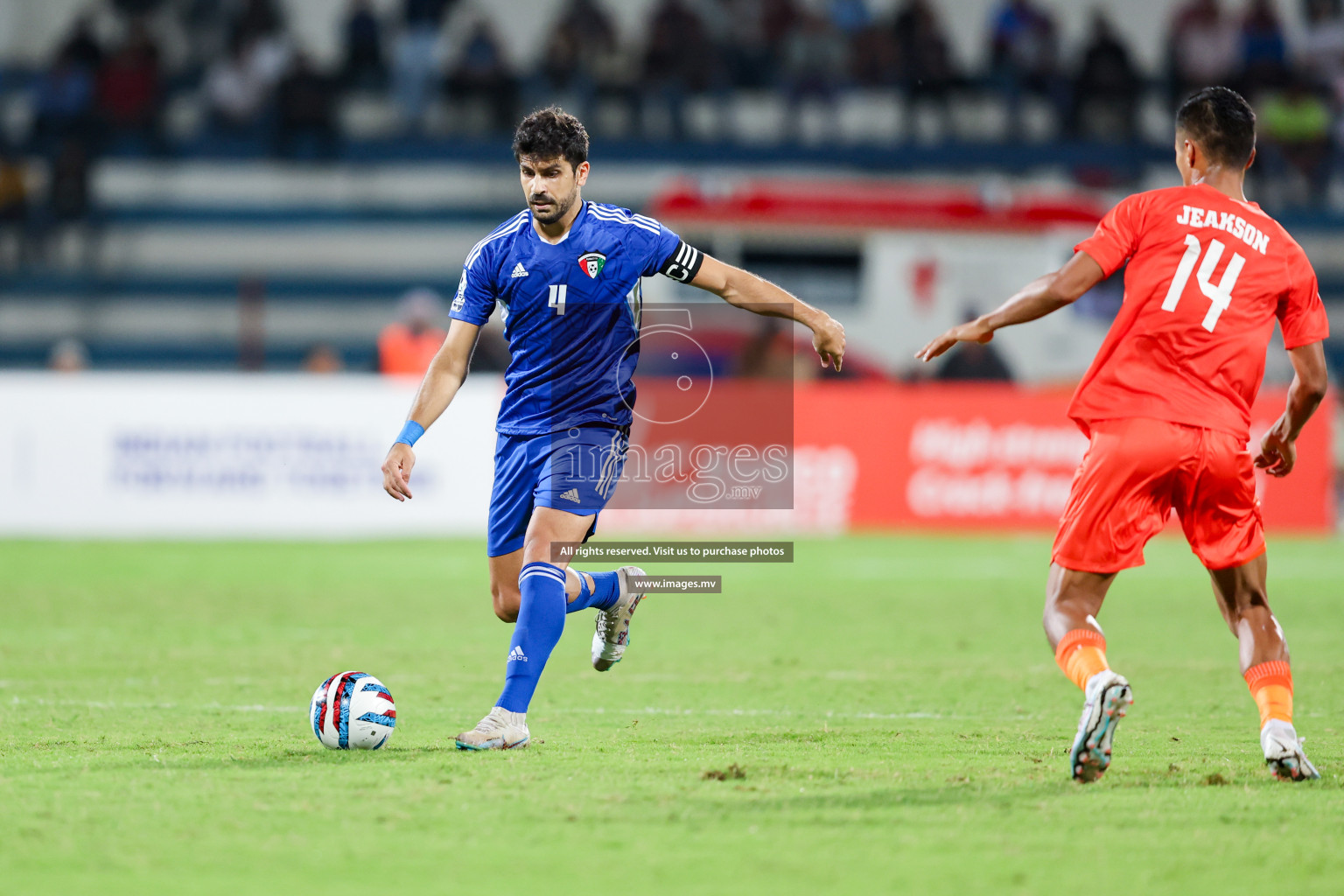 Kuwait vs India in the Final of SAFF Championship 2023 held in Sree Kanteerava Stadium, Bengaluru, India, on Tuesday, 4th July 2023. Photos: Nausham Waheed / images.mv