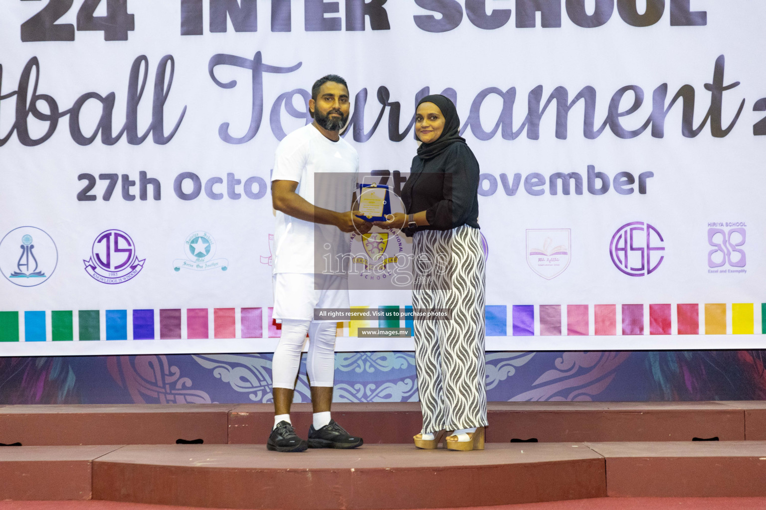 Final of 24th Interschool Netball Tournament 2023 was held in Social Center, Male', Maldives on 7th November 2023. Photos: Nausham Waheed / images.mv