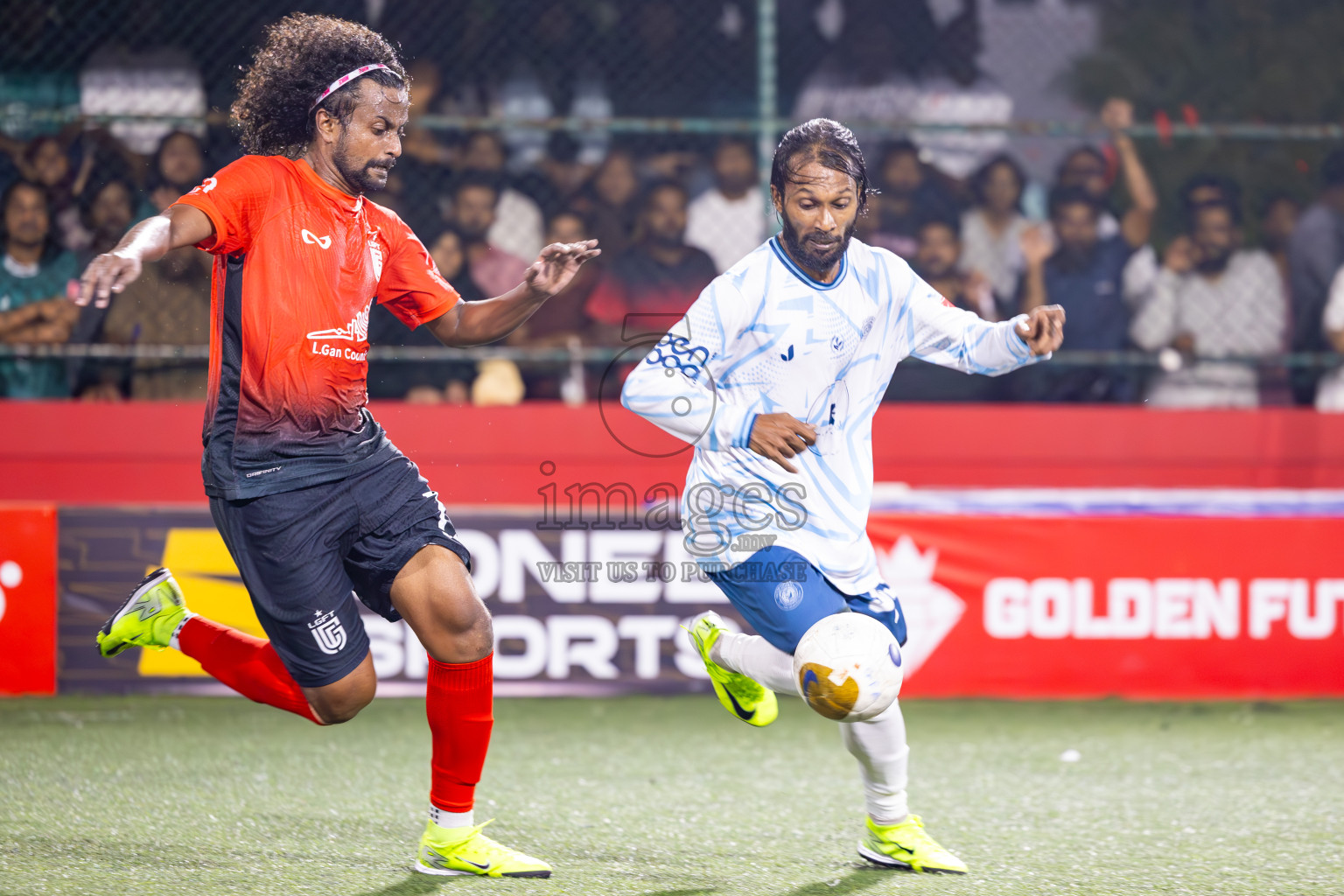 L Gan vs L Maabaidhoo in Day 14 of Golden Futsal Challenge 2025 was held on Saturday, 18th January 2025, in Hulhumale', Maldives. Photos: Ismail Thoriq / images.mv