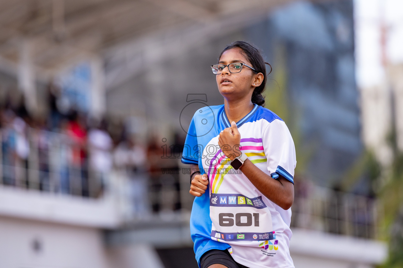 Day 2 of MWSC Interschool Athletics Championships 2024 held in Hulhumale Running Track, Hulhumale, Maldives on Sunday, 10th November 2024. 
Photos by: Hassan Simah / Images.mv