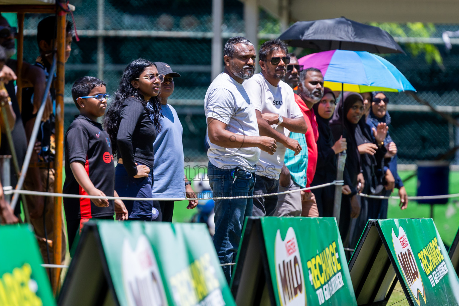 Day 3 of MILO Academy Championship 2025 (U-12) was held at Henveiru Stadium in Male', Maldives on Saturday, 3rd May 2025. Photos: Nausham Waheed / images.mv