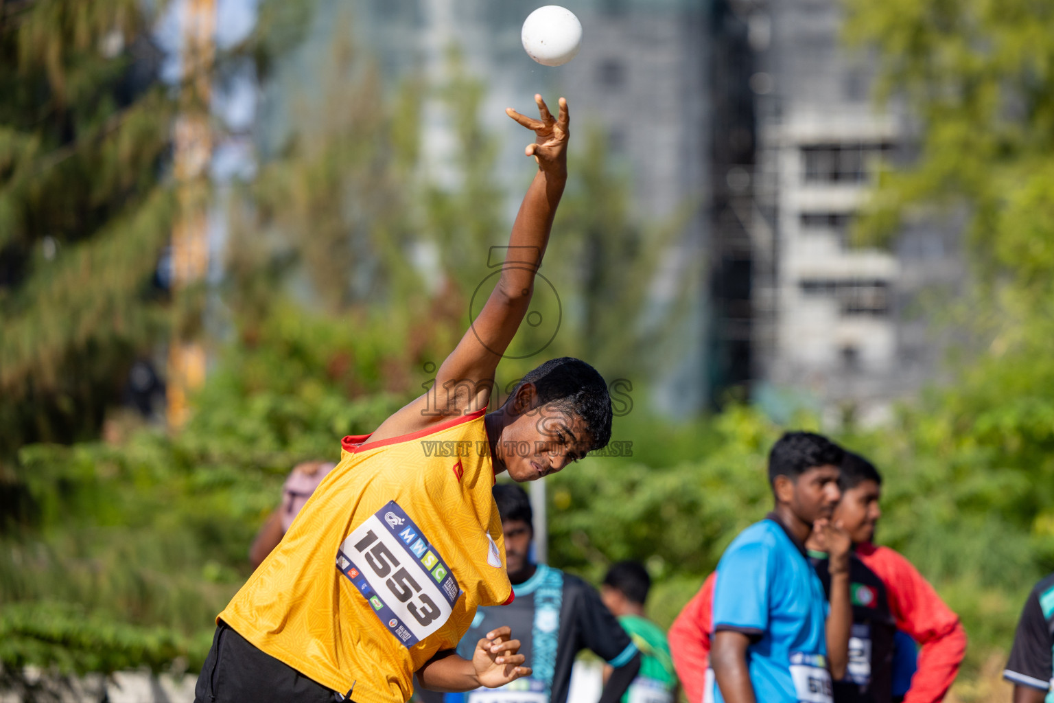 Day 1 of MWSC Interschool Athletics Championships 2024 held in Hulhumale Running Track, Hulhumale, Maldives on Saturday, 9th November 2024. 
Photos by: Ismail Thoriq, Hassan Simah / Images.mv