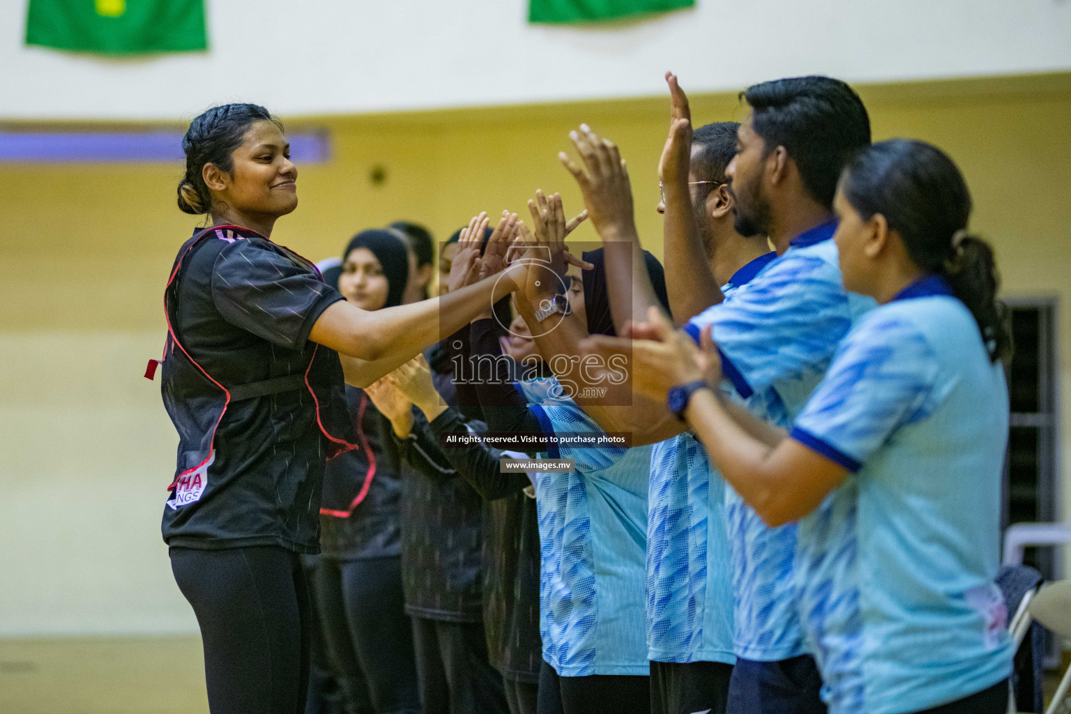 Kulhudhuffushi Youth & R.C vs Club Green Streets in the Finals of Milo National Netball Tournament 2021 (Women's) held on 5th December 2021 in Male', Maldives Photos: Ismail Thoriq / images.mv