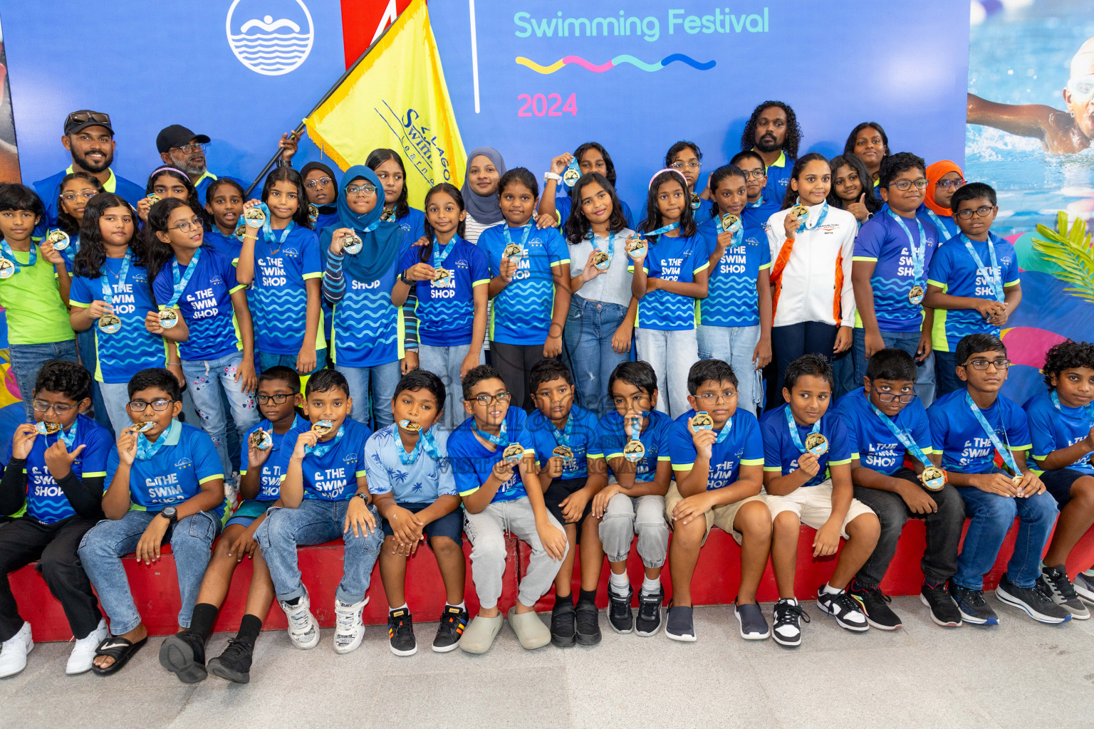 Closing of BML 5th National Swimming Kids Festival 2024 held in Hulhumale', Maldives on Saturday, 23rd November 2024.
Photos: Ismail Thoriq / images.mv